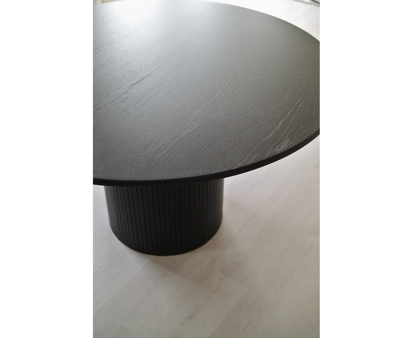 Sleepo Adele Esstisch Oval Schwarz 220cm