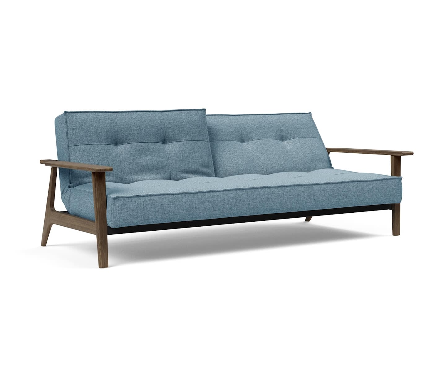 Innovation Living Splitback Frej Bäddsoffa Smoked Oak/Mixed Dance Light Blue 115x200