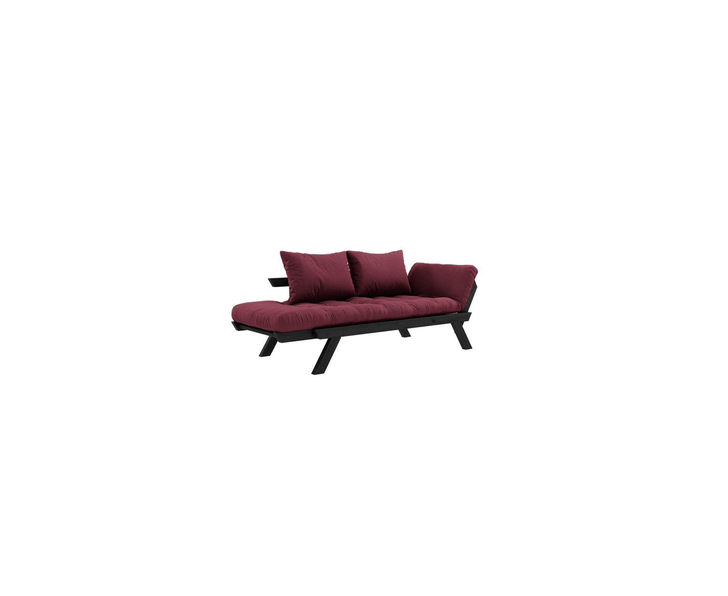 Karup Design Bebop Schwarzes/Bordeaux Tagesbett 174cm