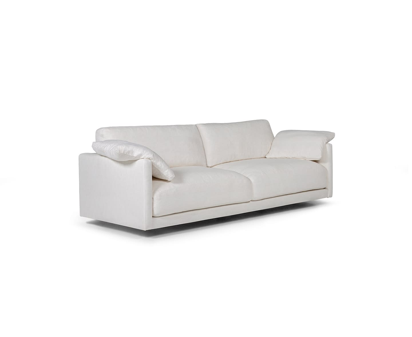 Sleepo Alicia 3-Sitzer Sofa Weiß 234cm