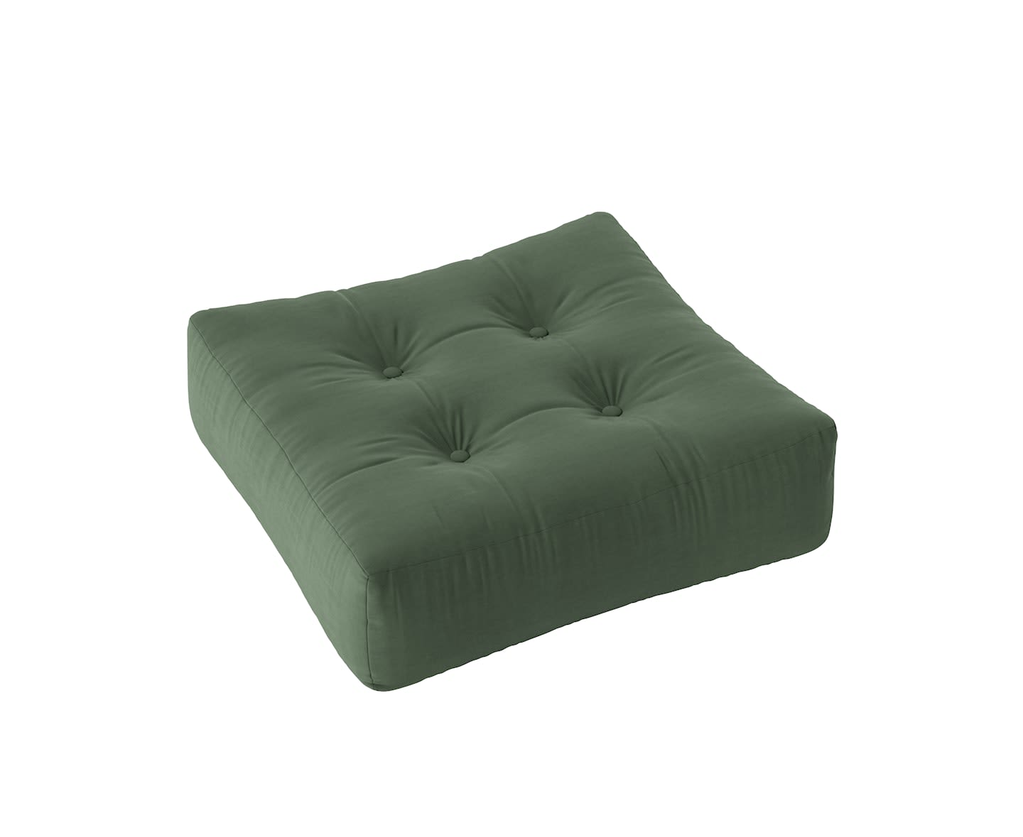 Karup Design More Sittpuff Olive Green 70x70cm