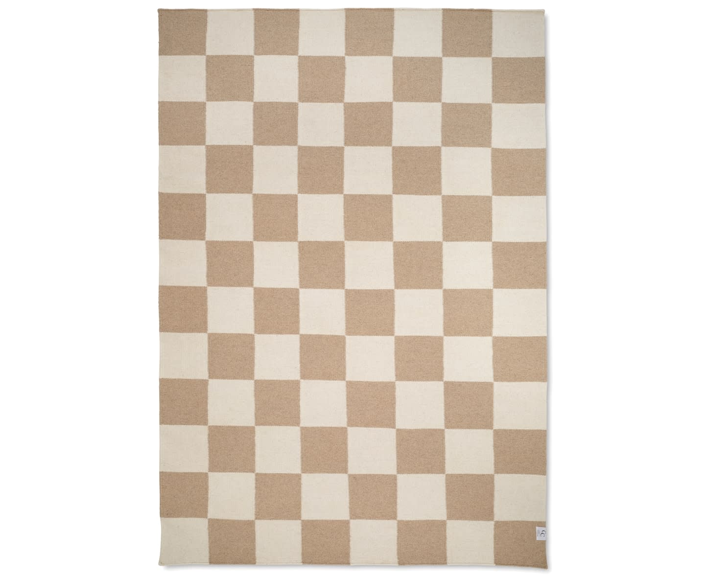 Classic Collection Squares Ullmatta Vit/Natur 170x230