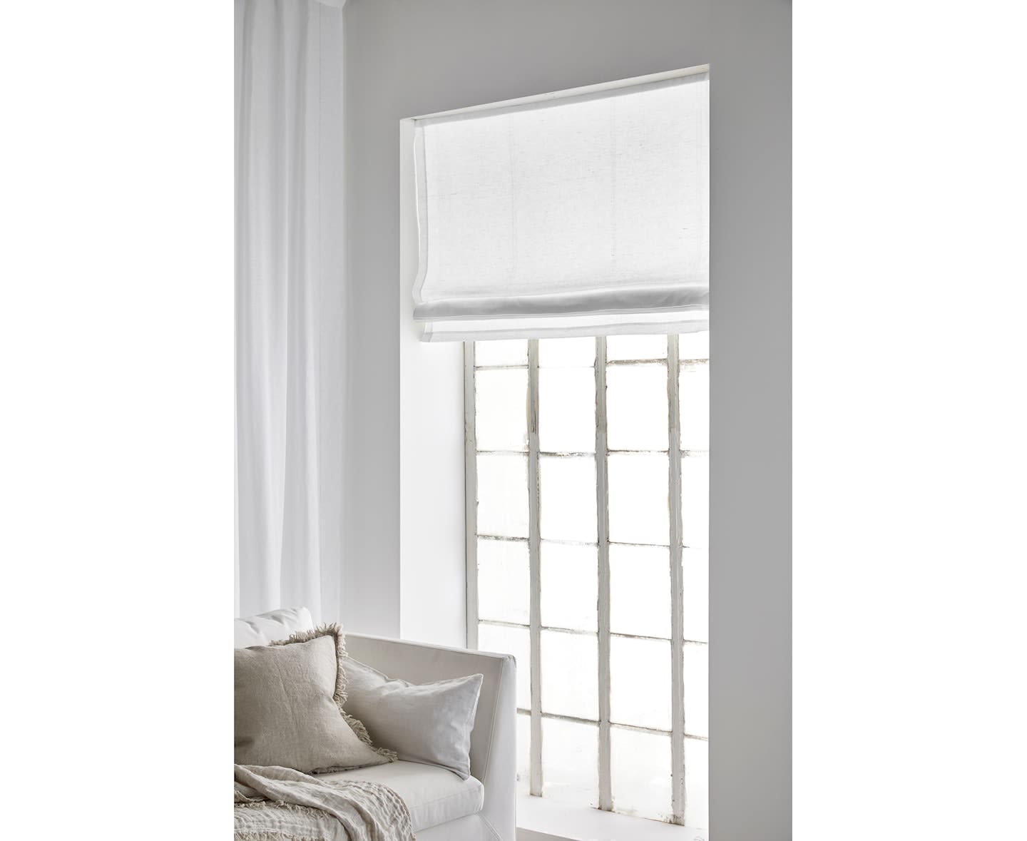 Himla Ebba Hissgardin Bomull/Linne Optical White 80x180