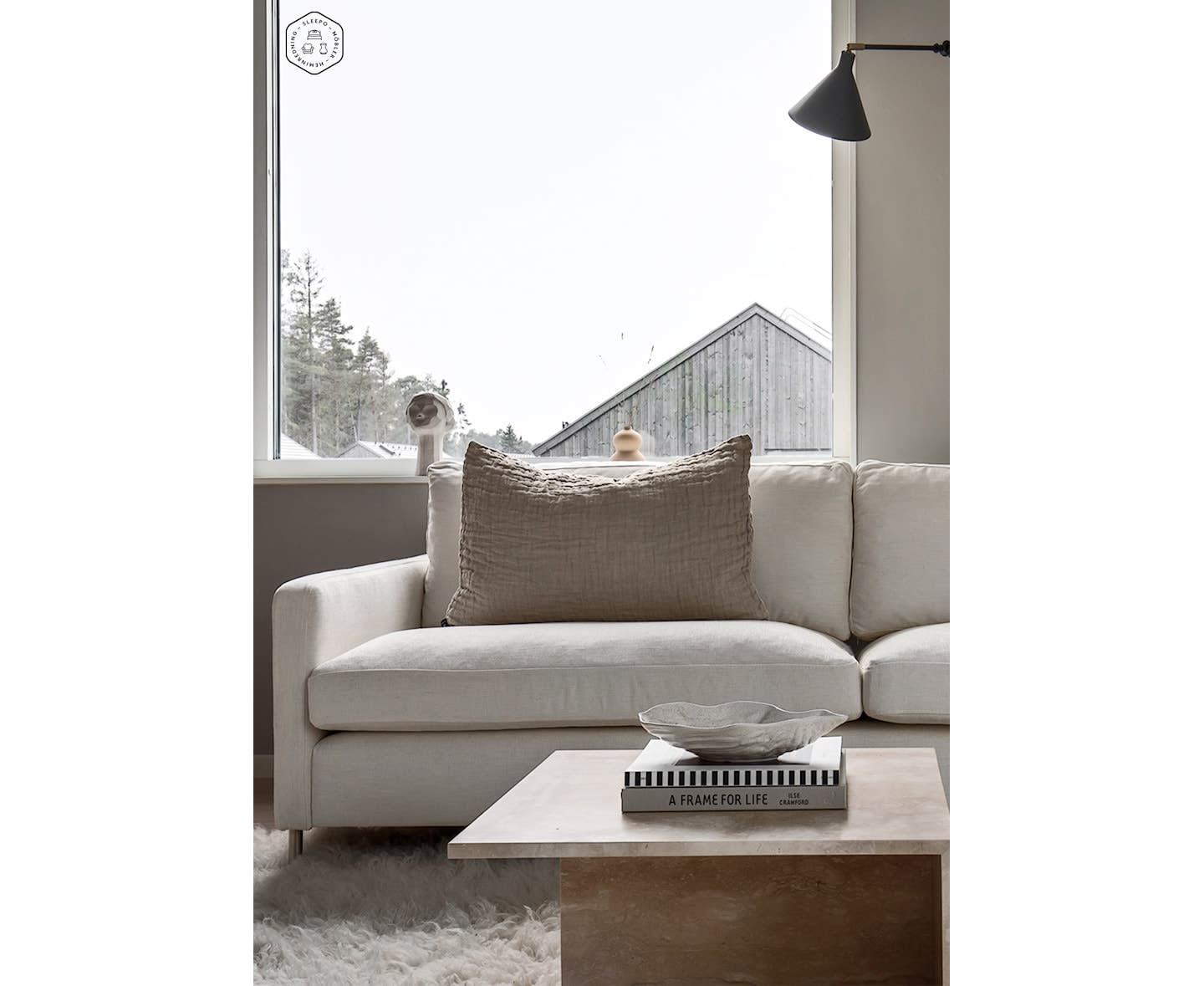 Sleepo Åre 2-Sitzer Sofa Weiß 177cm