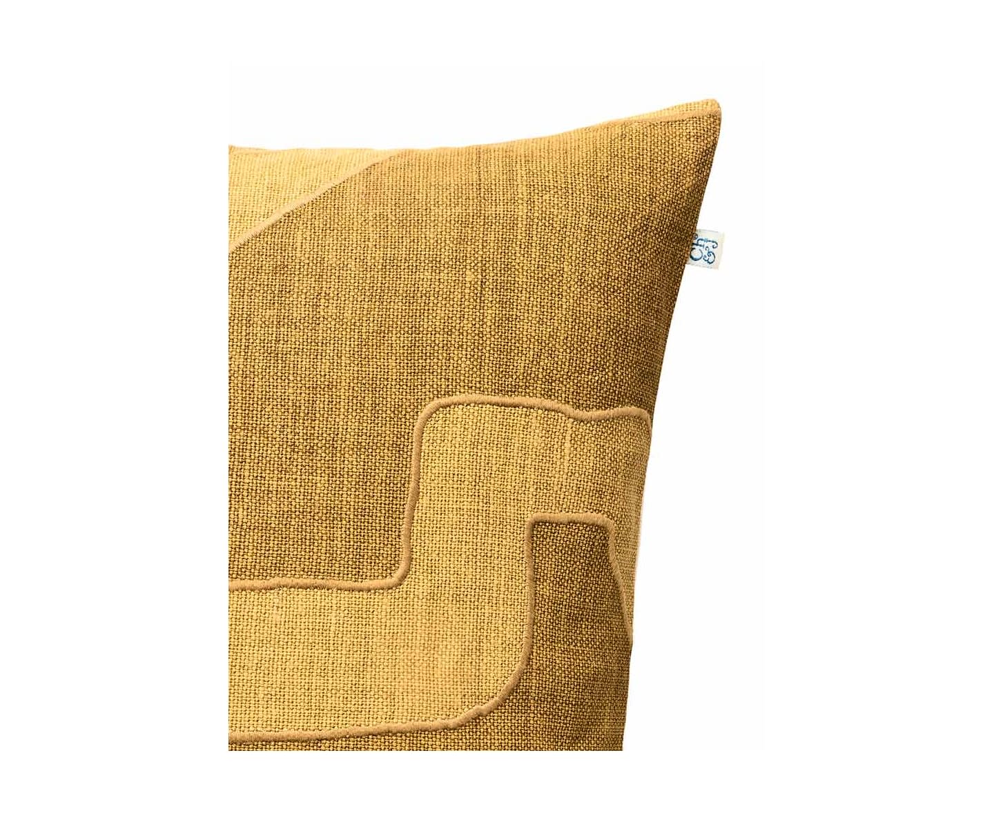 Chhatwal &amp; Jonsson Sikkim Tyynynpäällinen Linen Spicy Yellow/Masala Yellow 50x50