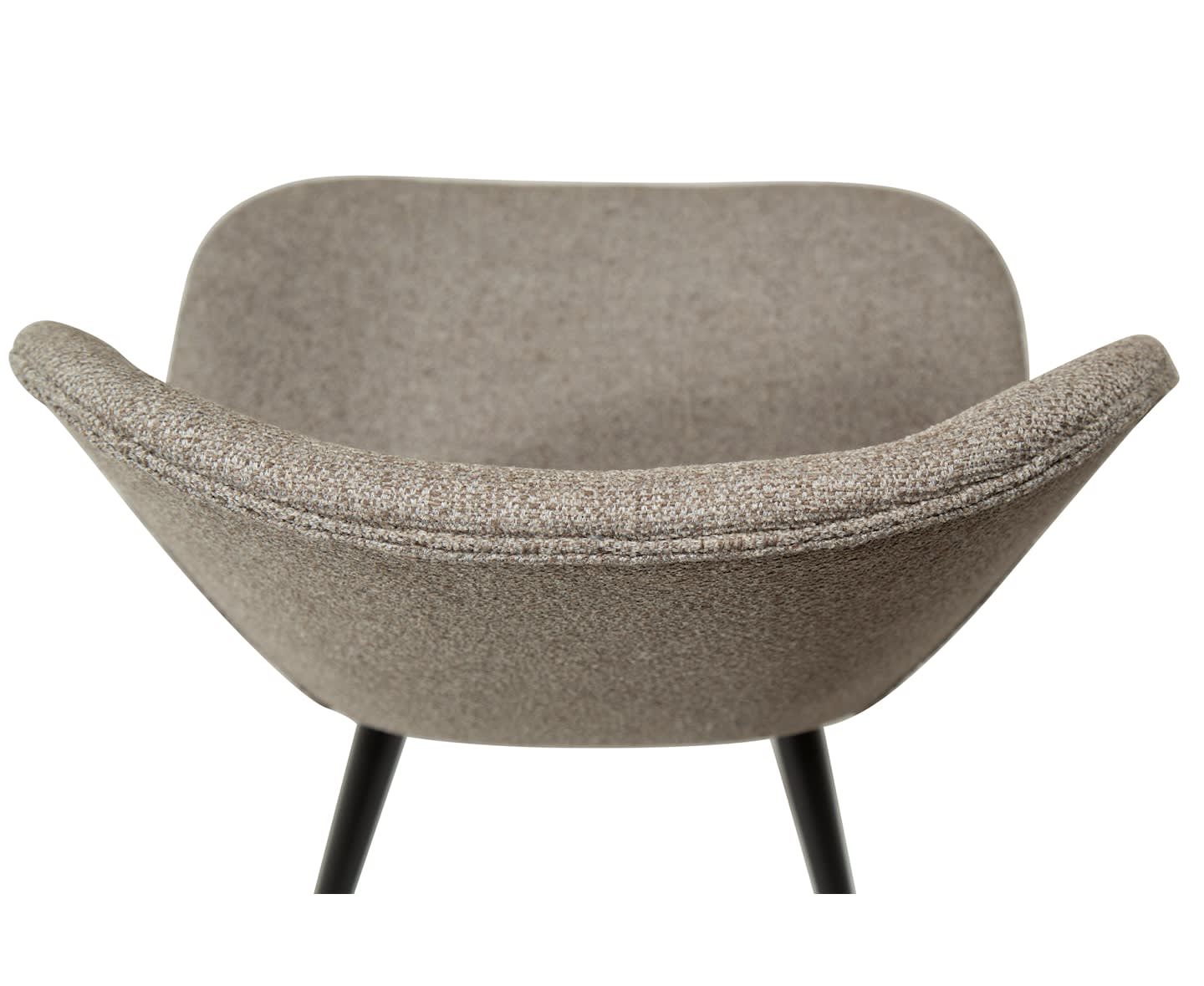 Dan Form Cloud spisestol boucle beige/svart