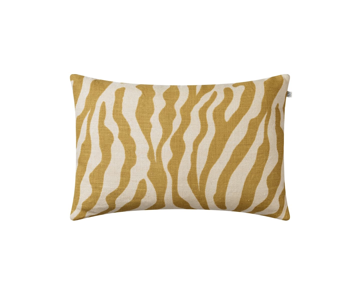 Chhatwal &amp; Jonsson Zebra Leinen Kissenbezug Spicy Yellow 40x60