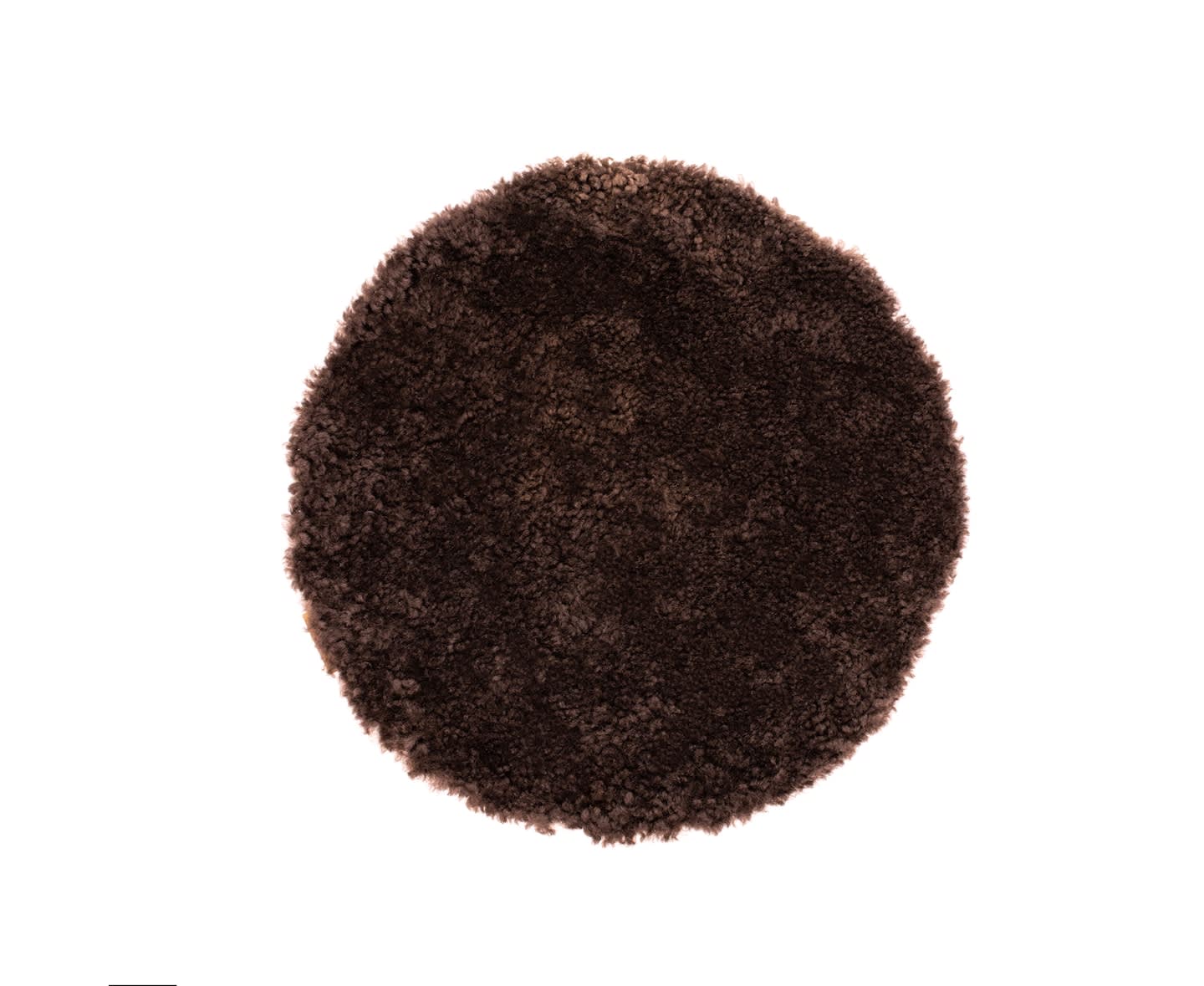 Shepherd Jill Vadderad Stolsdyna Dark brown Ø38