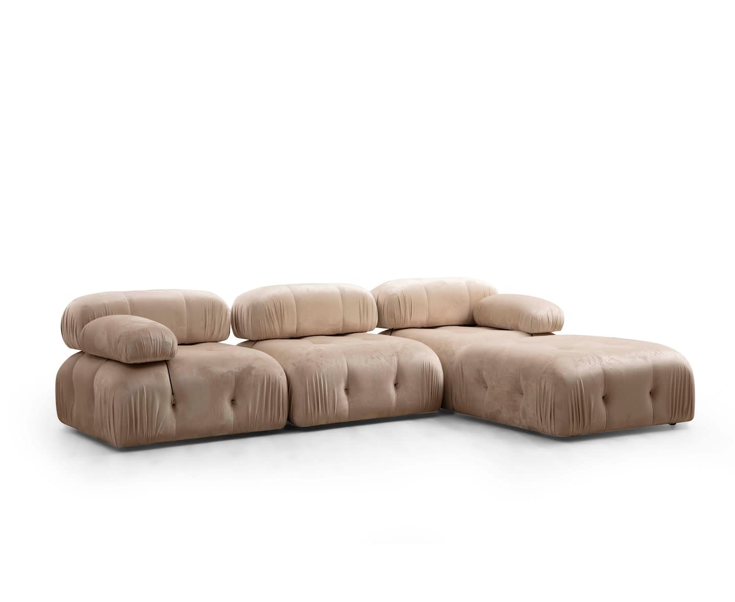 Sleepo Blanca Keskimmäinen Moduuli Velvet Beige