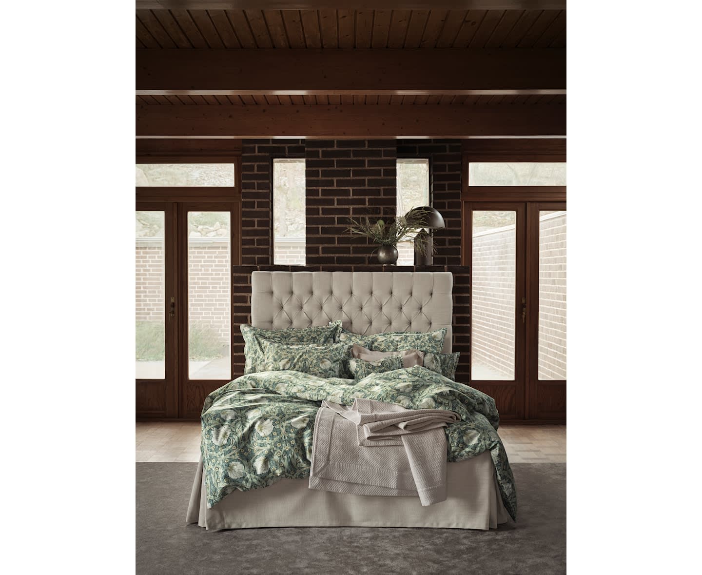 Mille Notti Pimpernel Bettbezug Grün Einfach