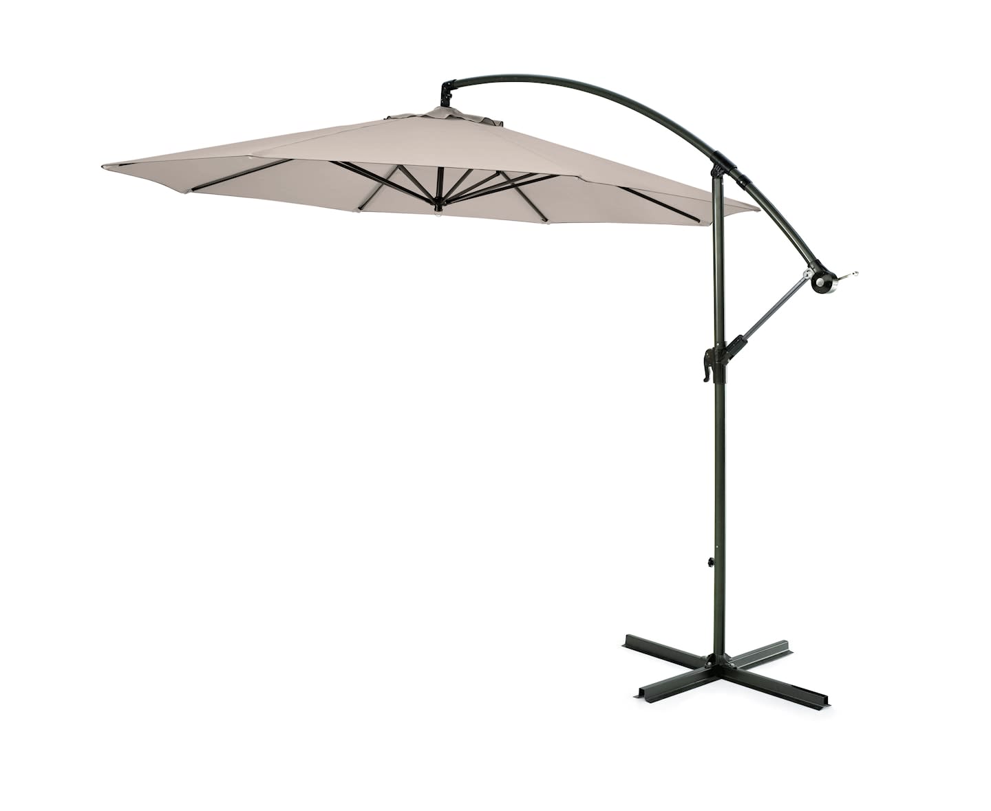 Hillerstorp Riippuva aurinkovarjo Alu/Beige 300 cm
