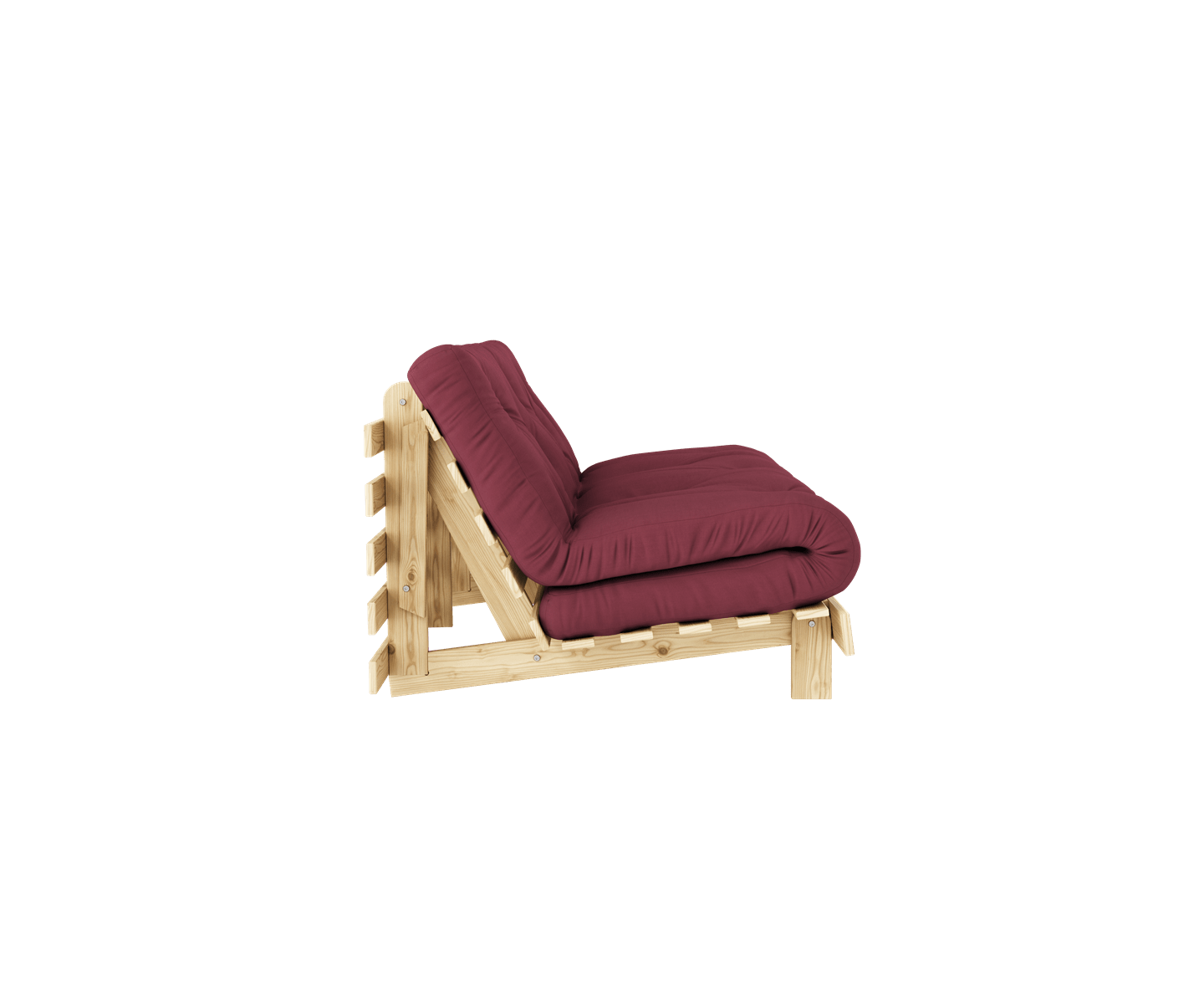 Karup Design Roots Schlafsofa Natur/Bordeaux 160cm