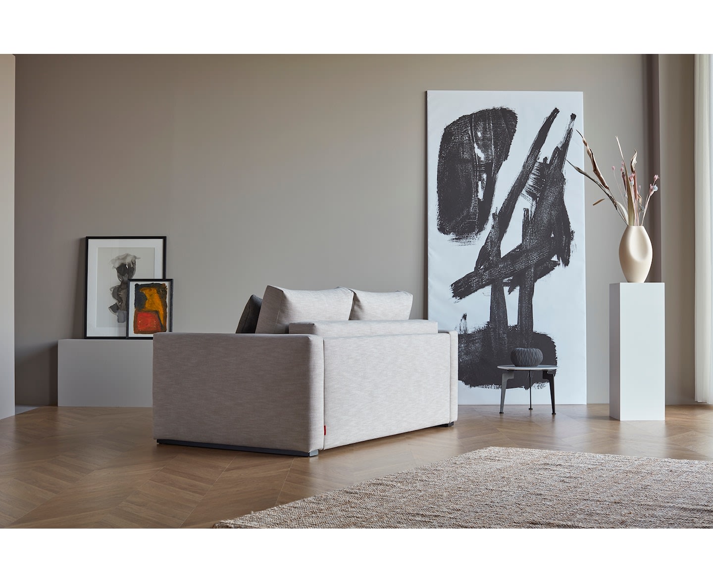 Innovation Living Cosial Bäddsoffa Phobos Latte 140x200