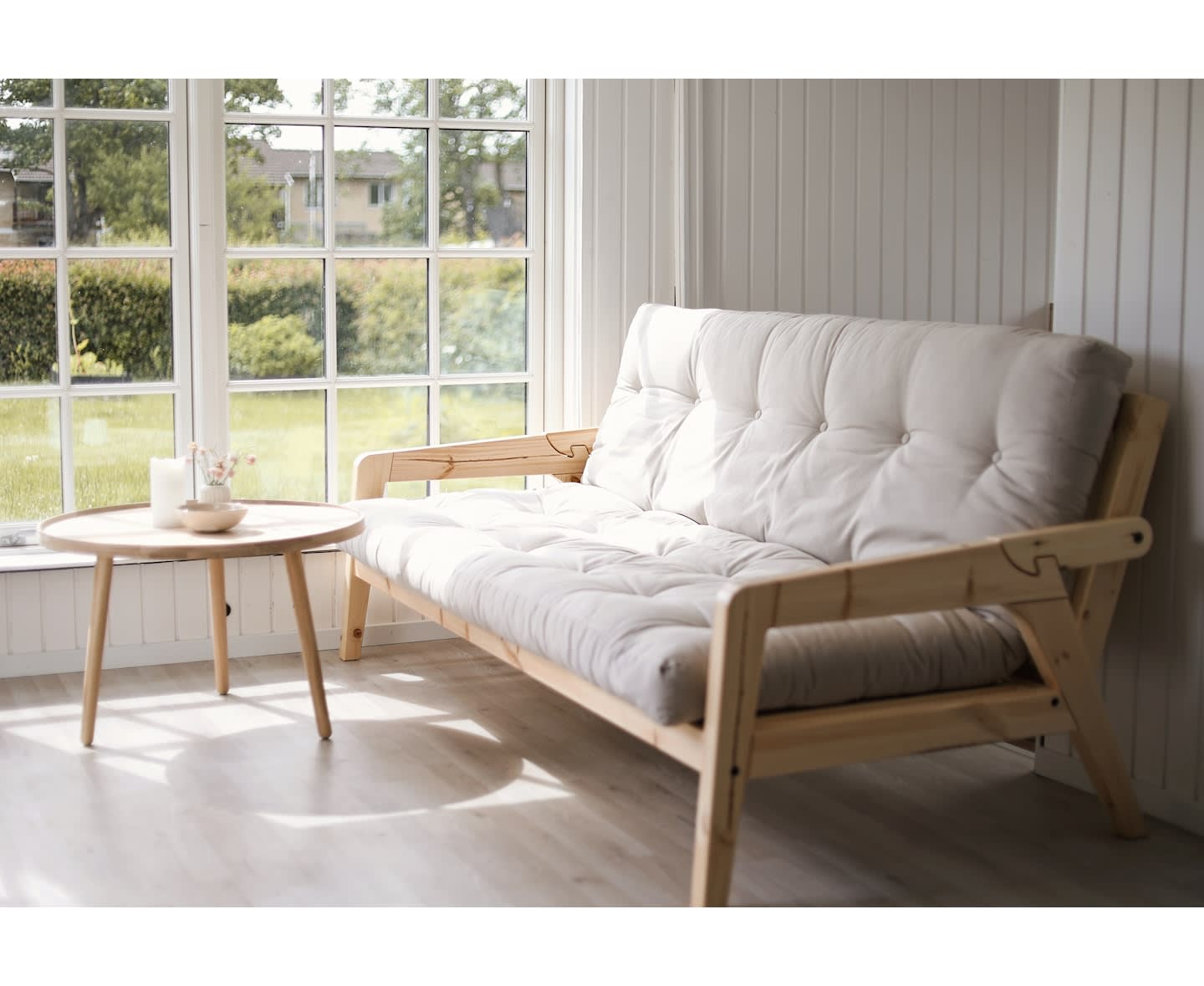 Karup Design Grab Sovesofa Natural/Mocca 204cm