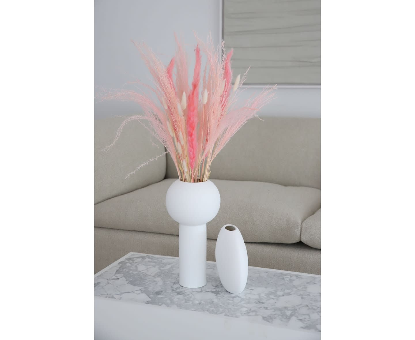 Cooee Design Lagurus Getrocknete Blumen Weiß