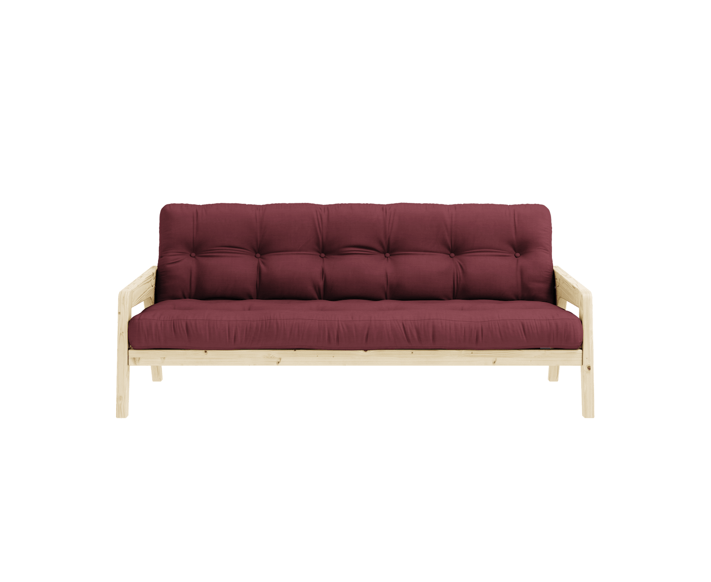 Karup Design Grab Bäddsoffa Natur/Bordeaux 204cm