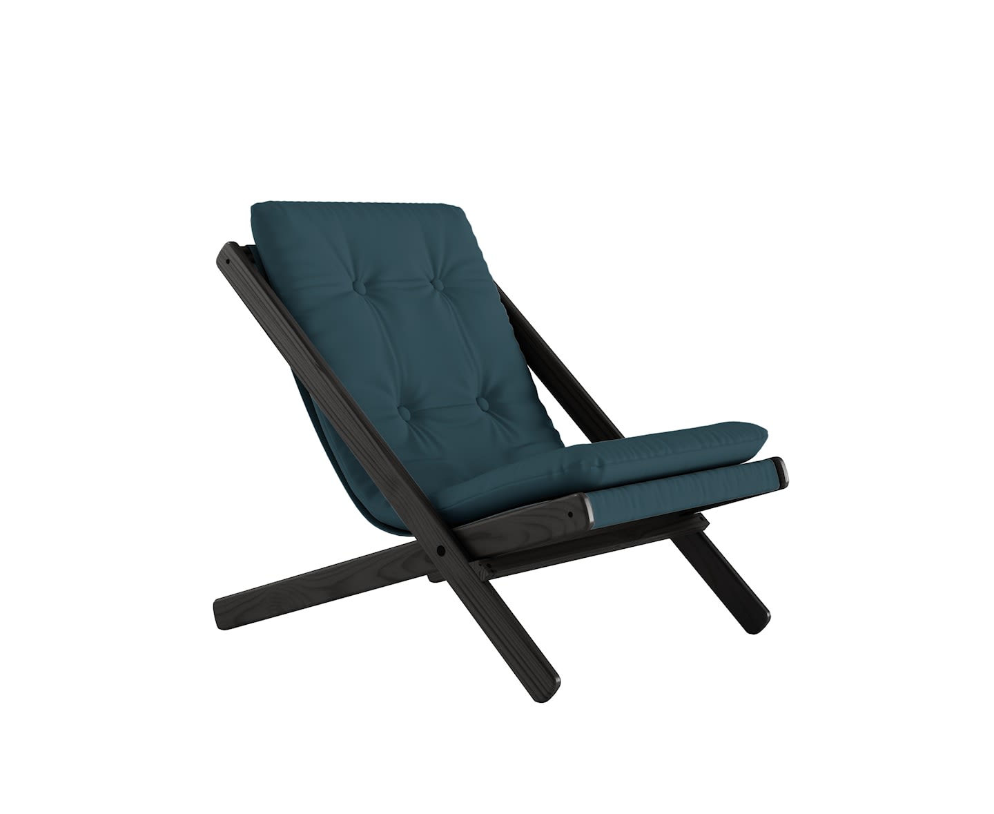 Karup Design Boogie Loungestuhl Schwarz/Petrolblau