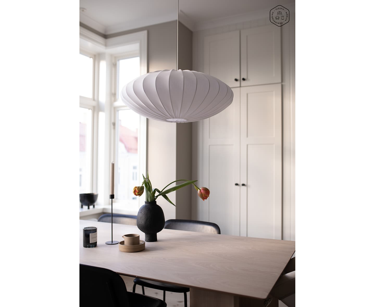 Watt &amp; Veke Ellipse Taklampe Hvit 65cm