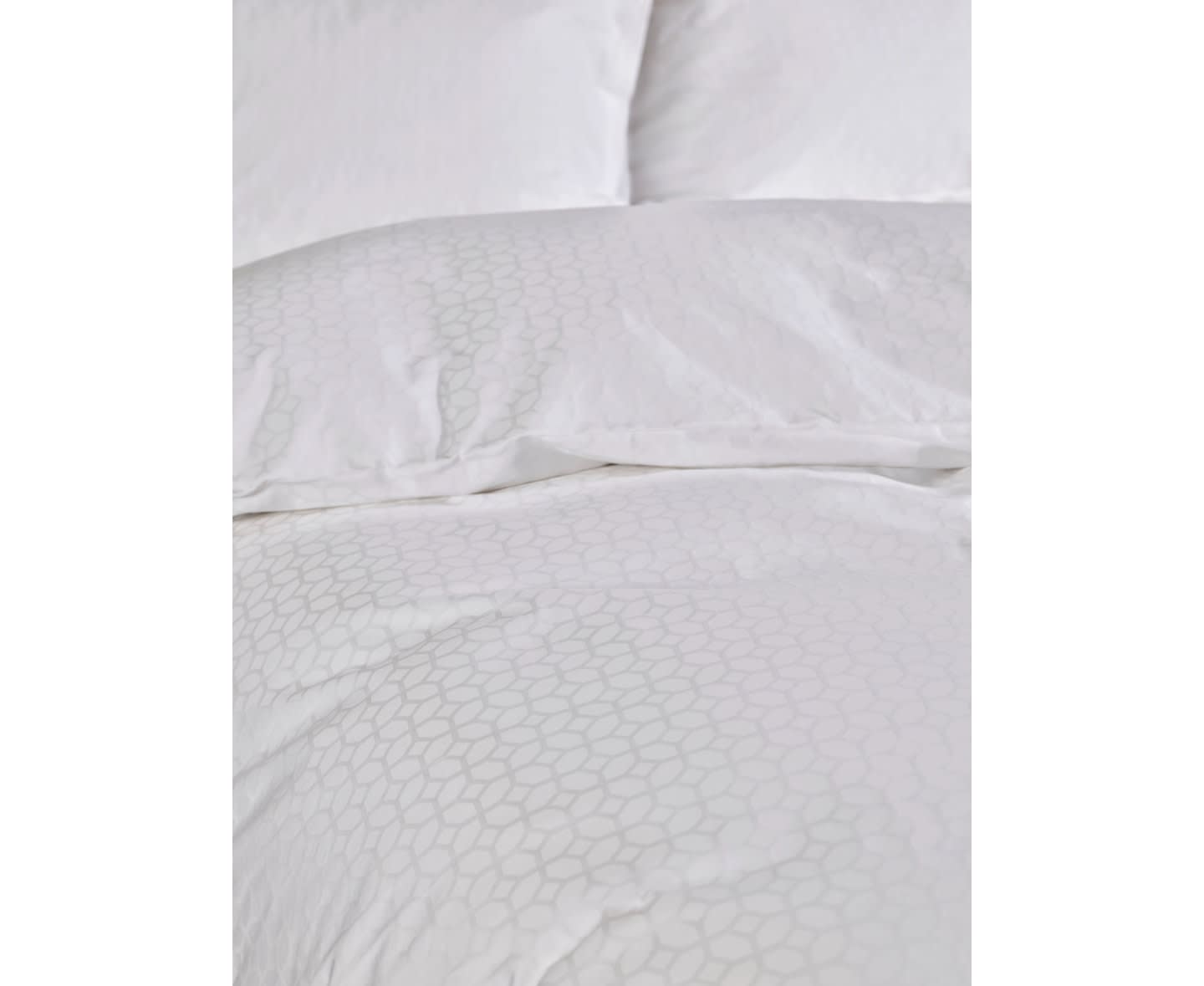 Tempur Satin Luxe Jacquard Påslakan Vit 225x220