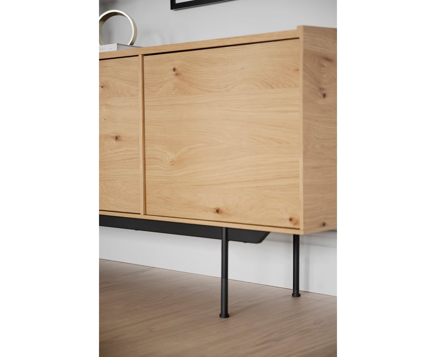 Rowico Home Brewerton Sideboard Ek/Svart 160cm