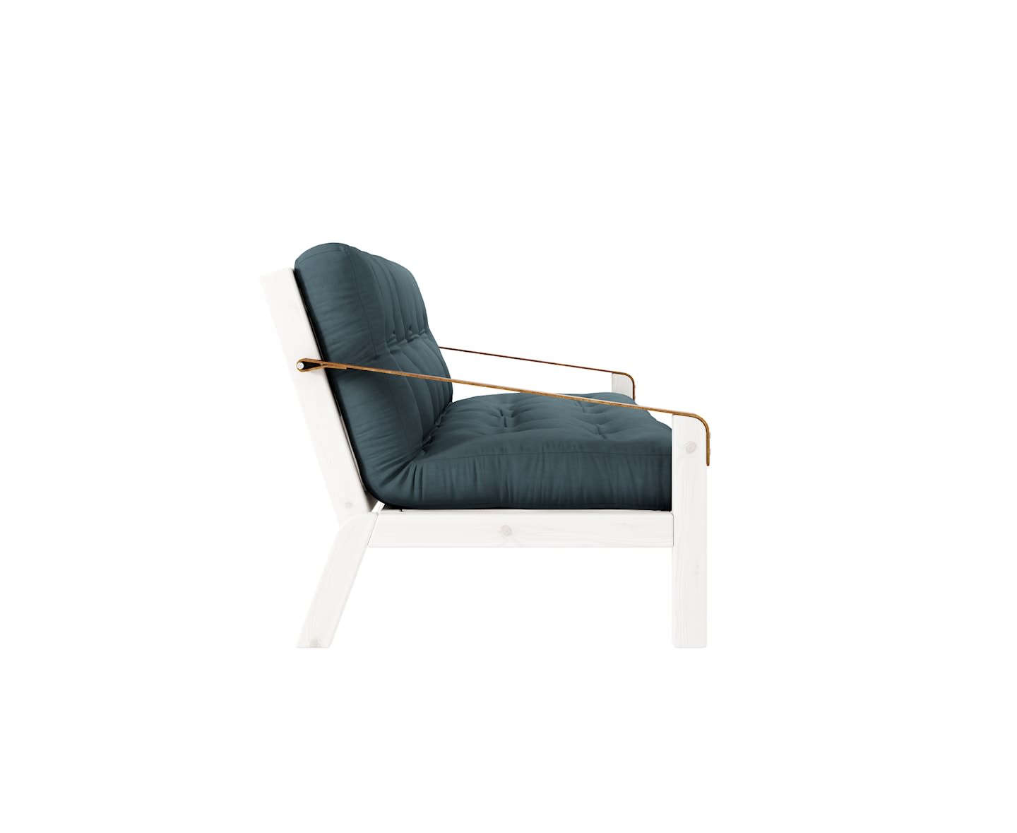 Karup Design Poetry Bäddsoffa Vit/Petrol Blue 204cm