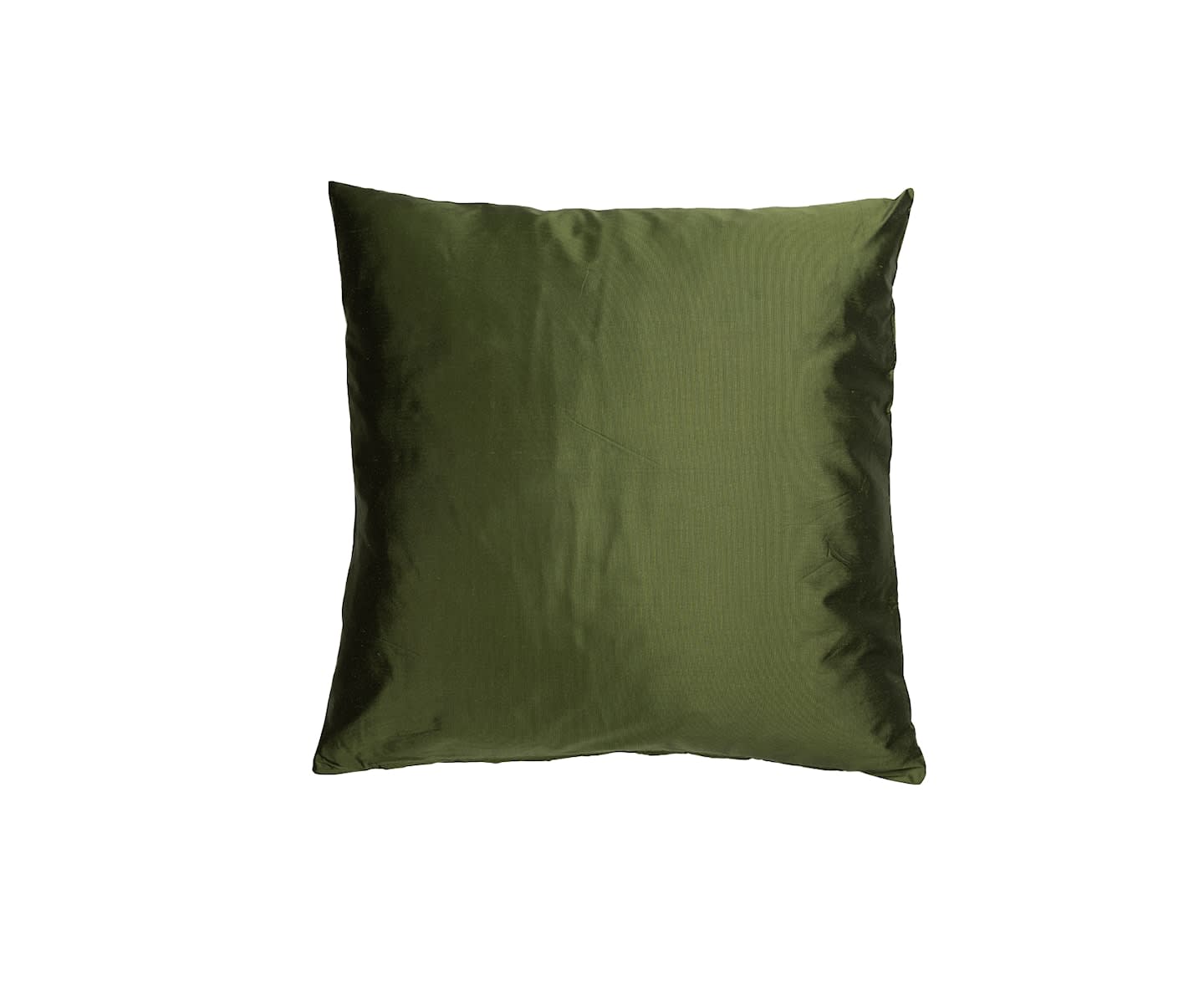 Linum Silk Kuddfodral Moss Green 50x50