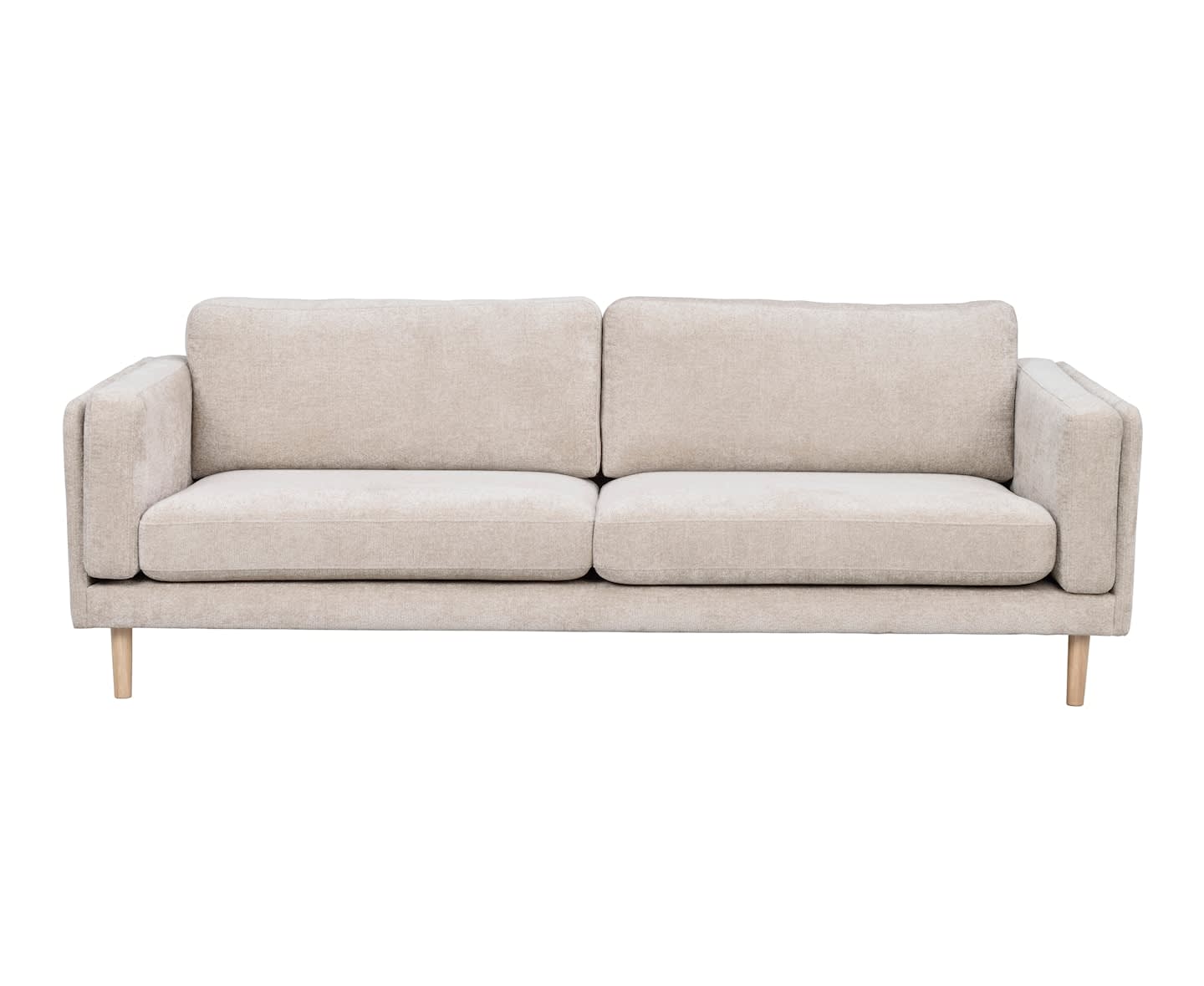 Rowico Home Braden 3-Sitzer Sofa Hellbeige/Weiß Pigmentierte Eiche