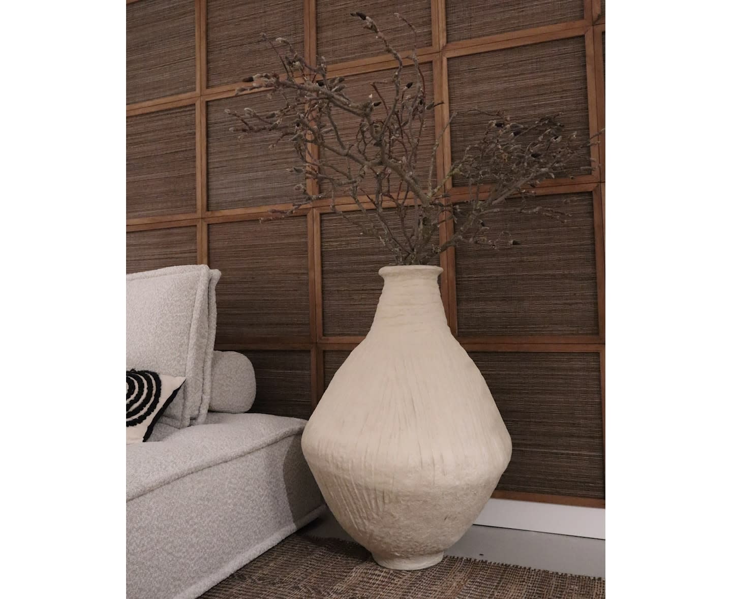 Jakobsdals Fleur Vase Beige 80cm