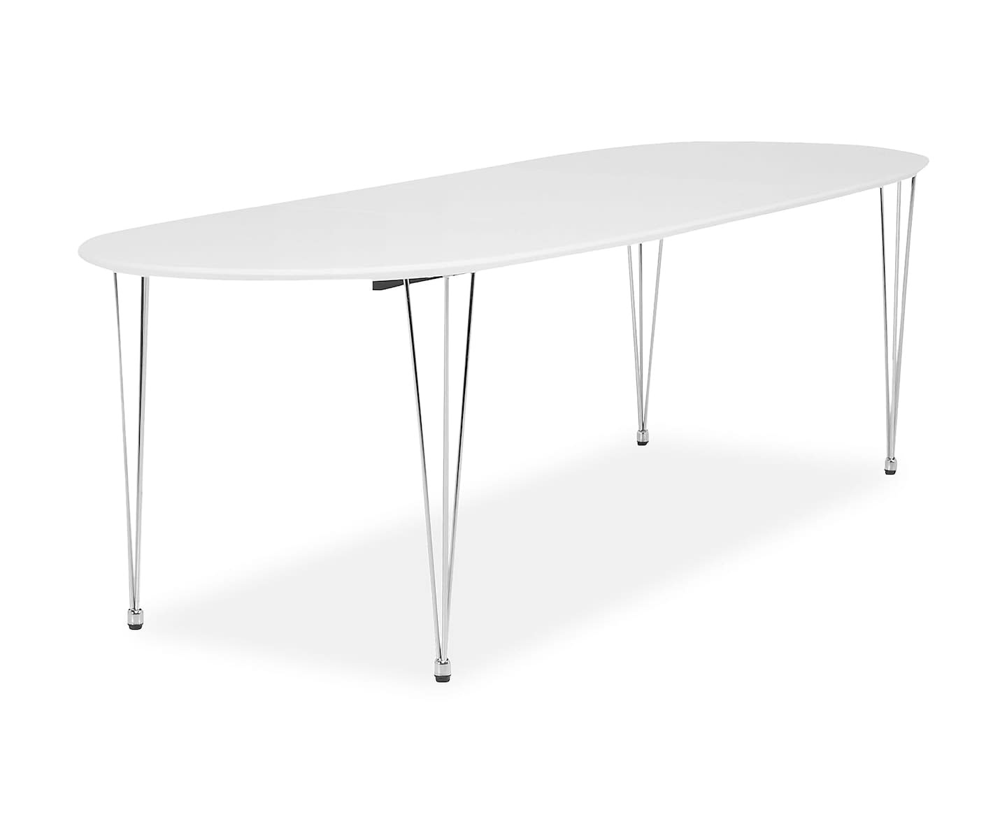 Nordic Home Cesar Matbord m Illäggsskivor Vit 180cm