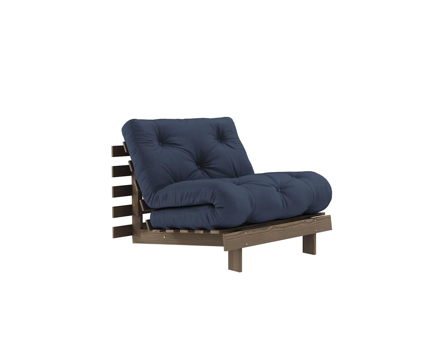 Karup Design Roots Bäddfåtölj Brun/Navy 90cm