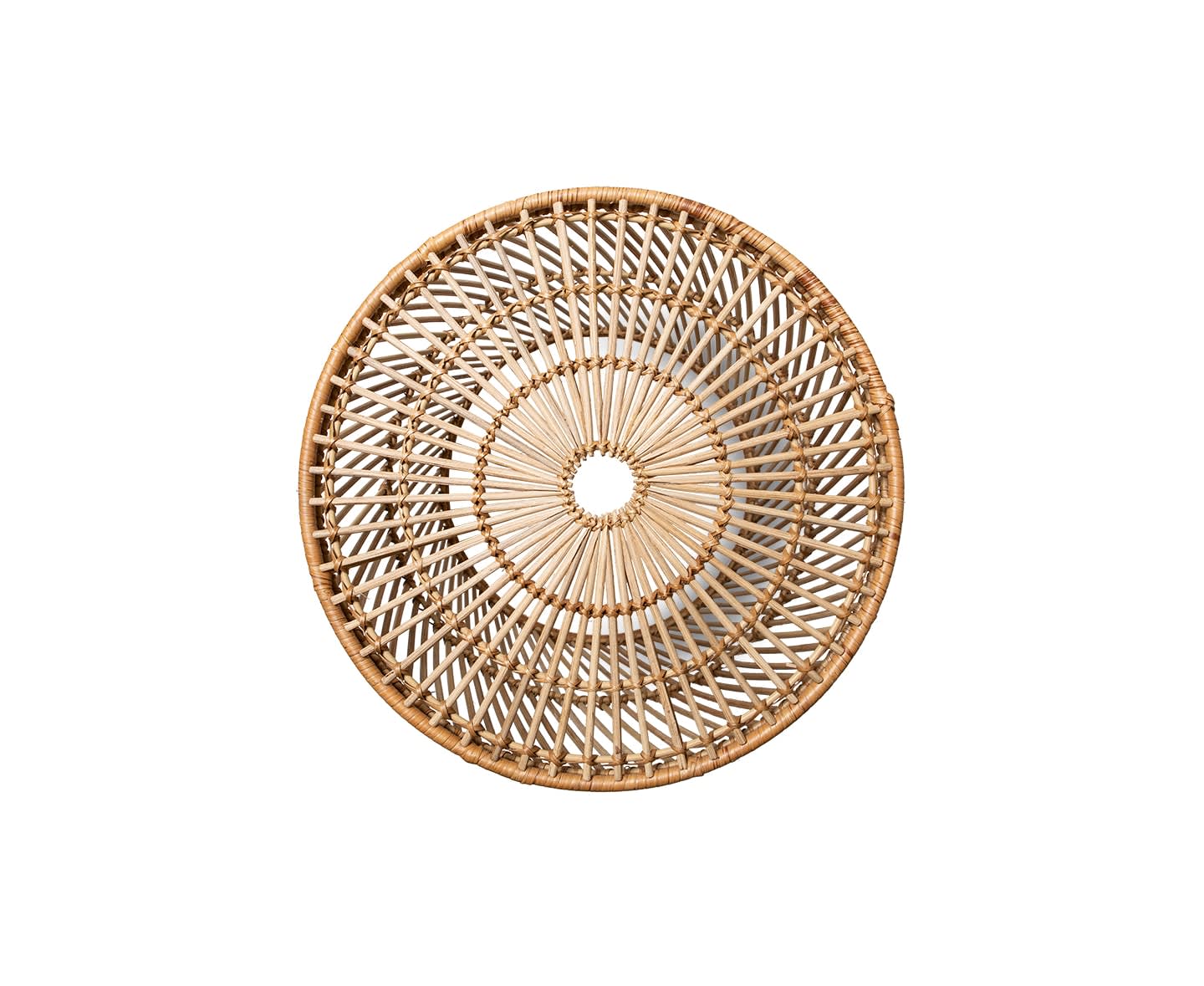 HKliving Wicker Sidebord Natur Ø45