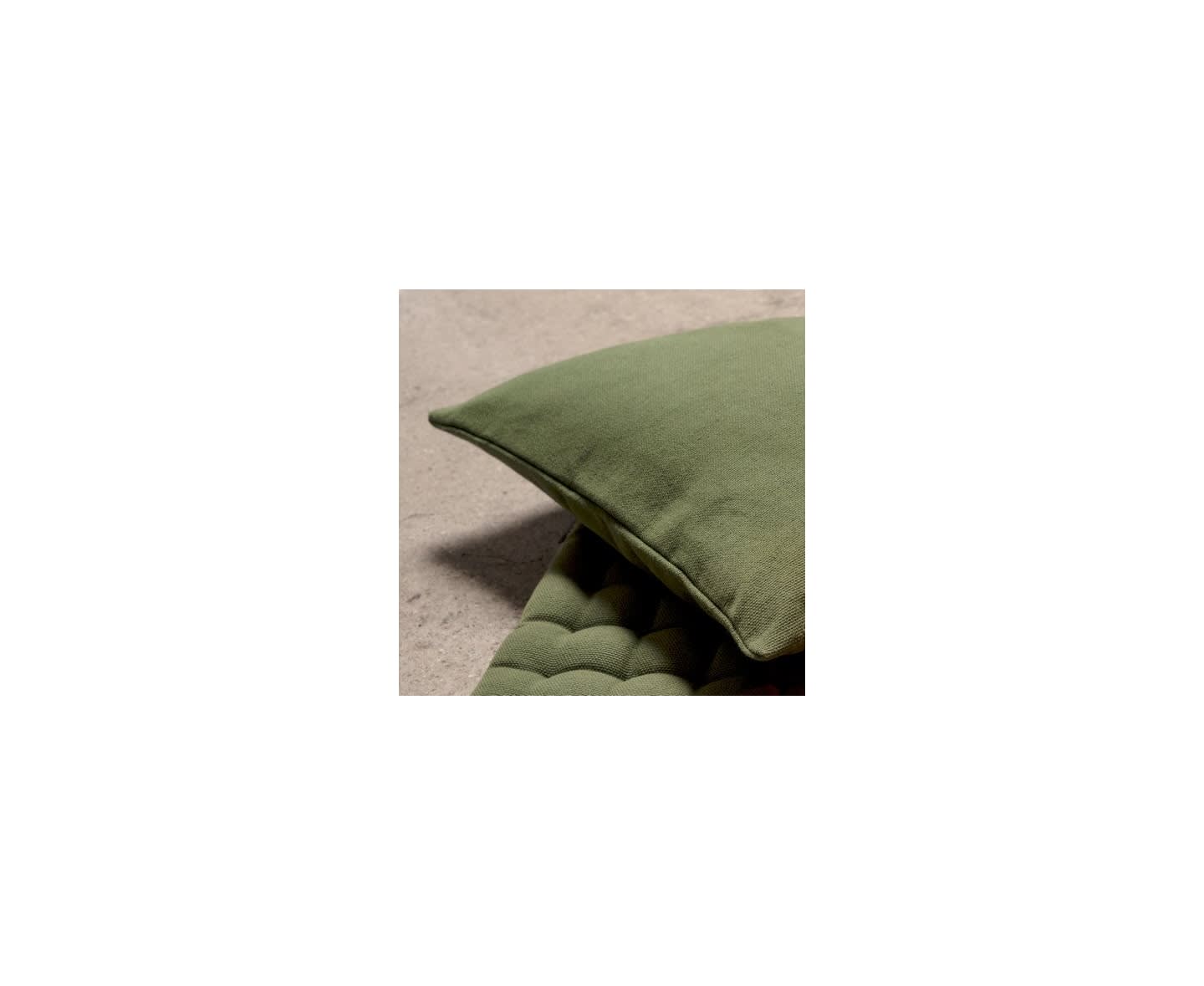 Linum Pepper Kuddfodral Dark Olive Green 50x50