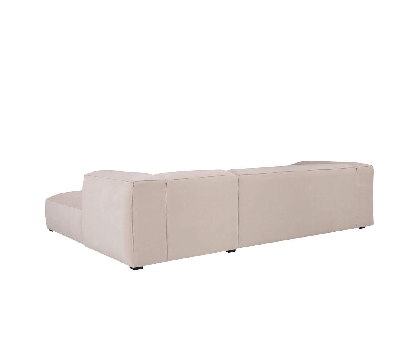 Sleepo Luca Divansofa Høyre Creme 309cm