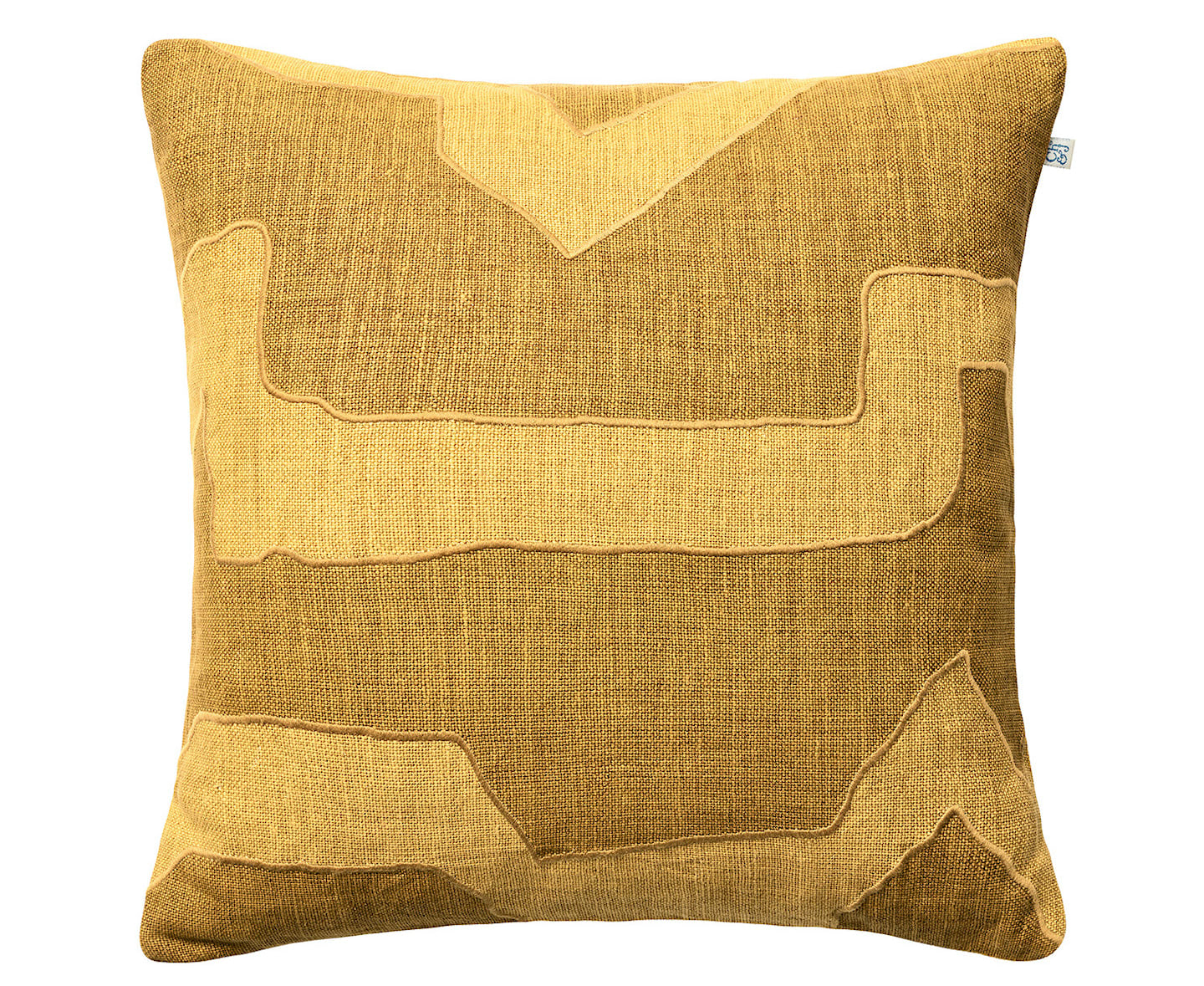 Chhatwal &amp; Jonsson Sikkim Putetrekk Linen Spicy Yellow/Masala Yellow 50x50