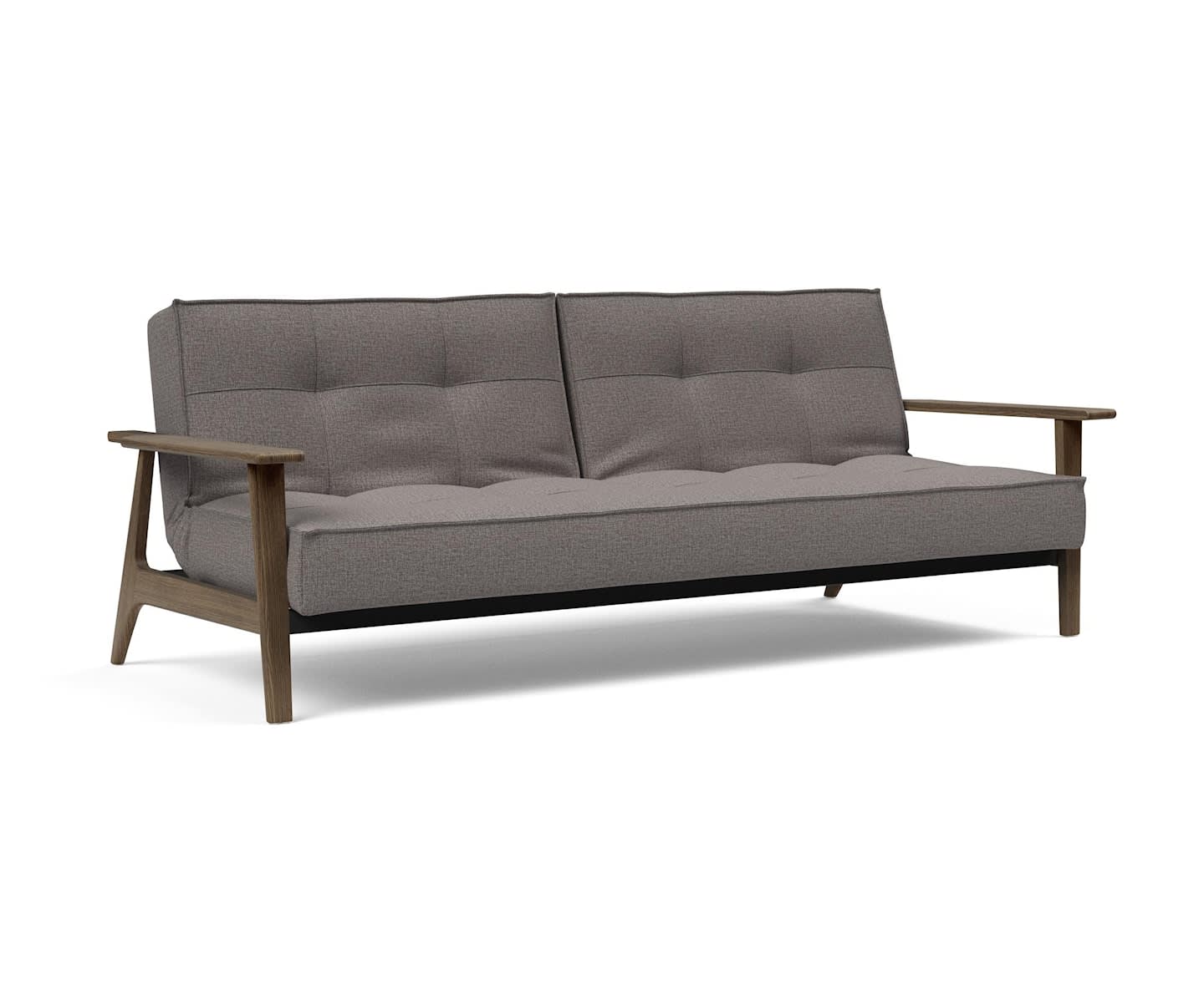 Innovation Living Splitback Frej Bäddsoffa Smoked Oak/Mixed Dance Grey 115x200