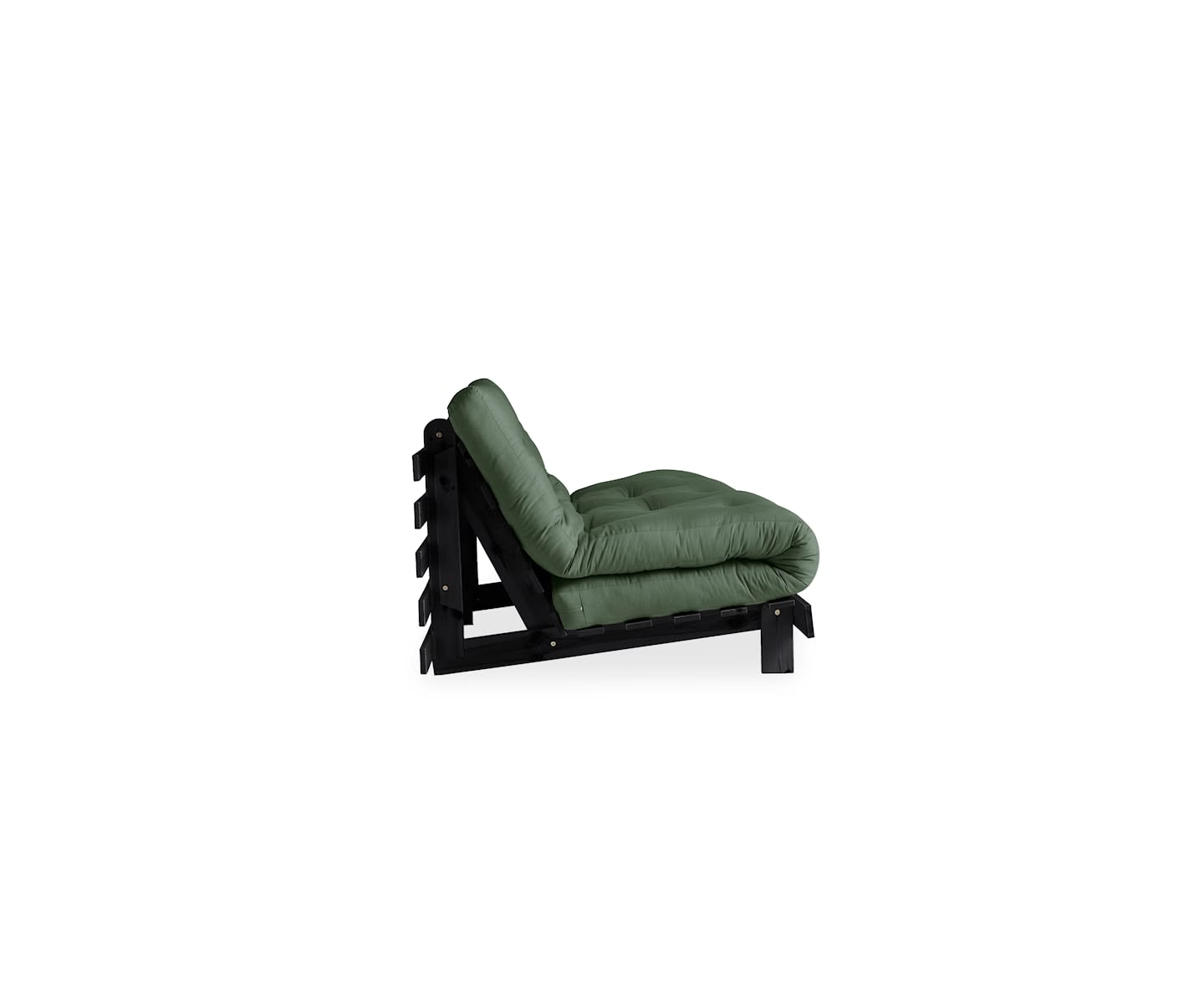 Karup Design Roots Sovesofa Svart/Olive Green 140cm