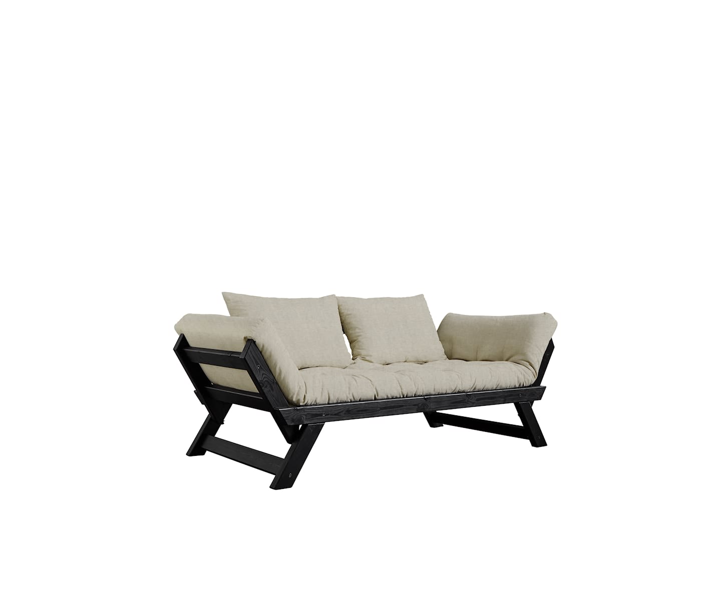 Karup Design Bebop Dagseng Svart/Linen 174cm