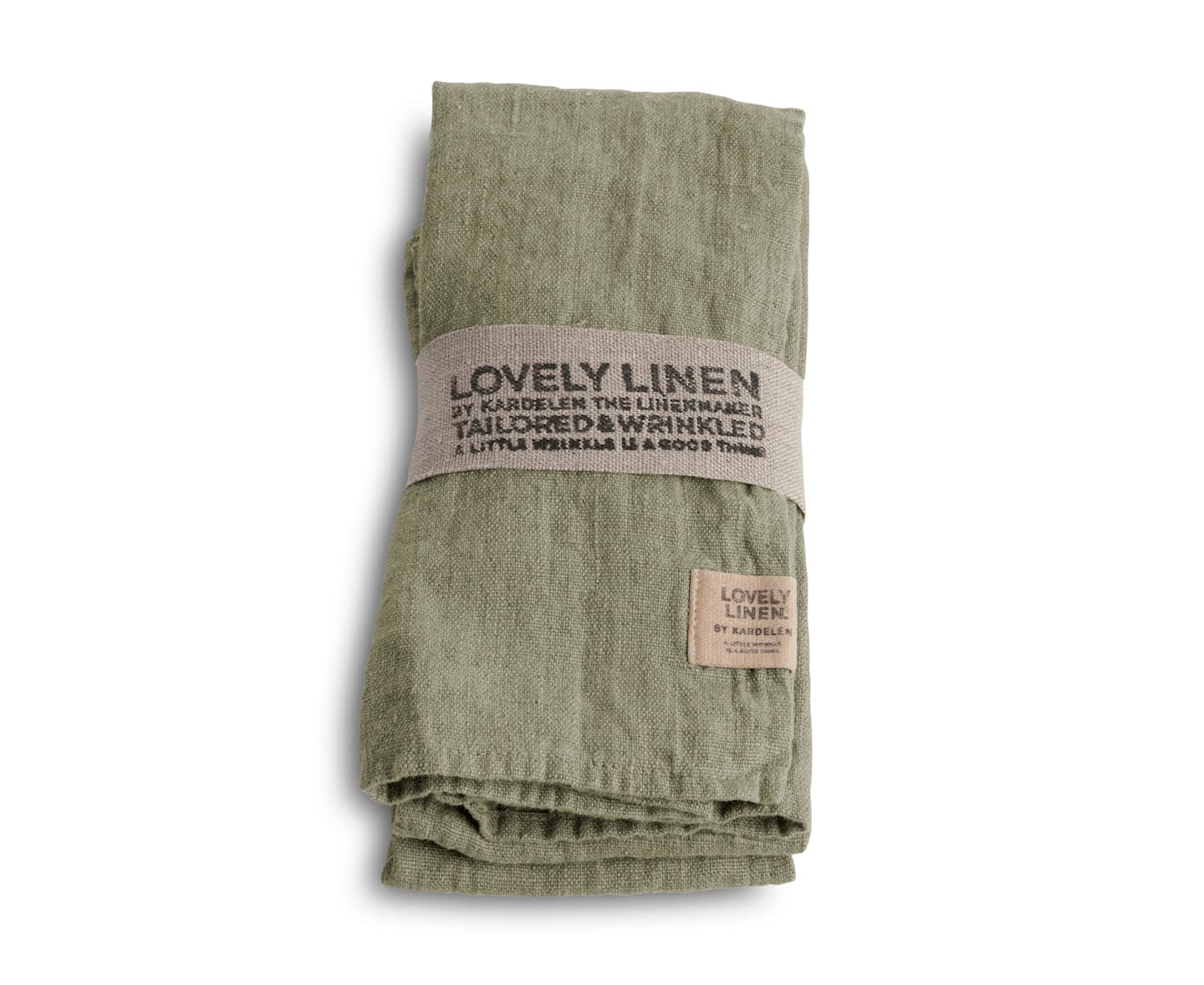 Lovely Linen Lovely Servett Linne Avocado 4-Pack