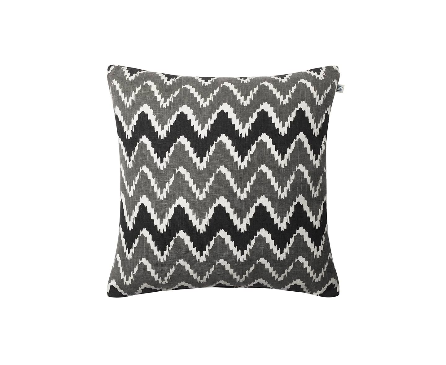 Chhatwal &amp; Jonsson Ikat Bangalore Outdoor Dekokissen Grey/Black 50x50