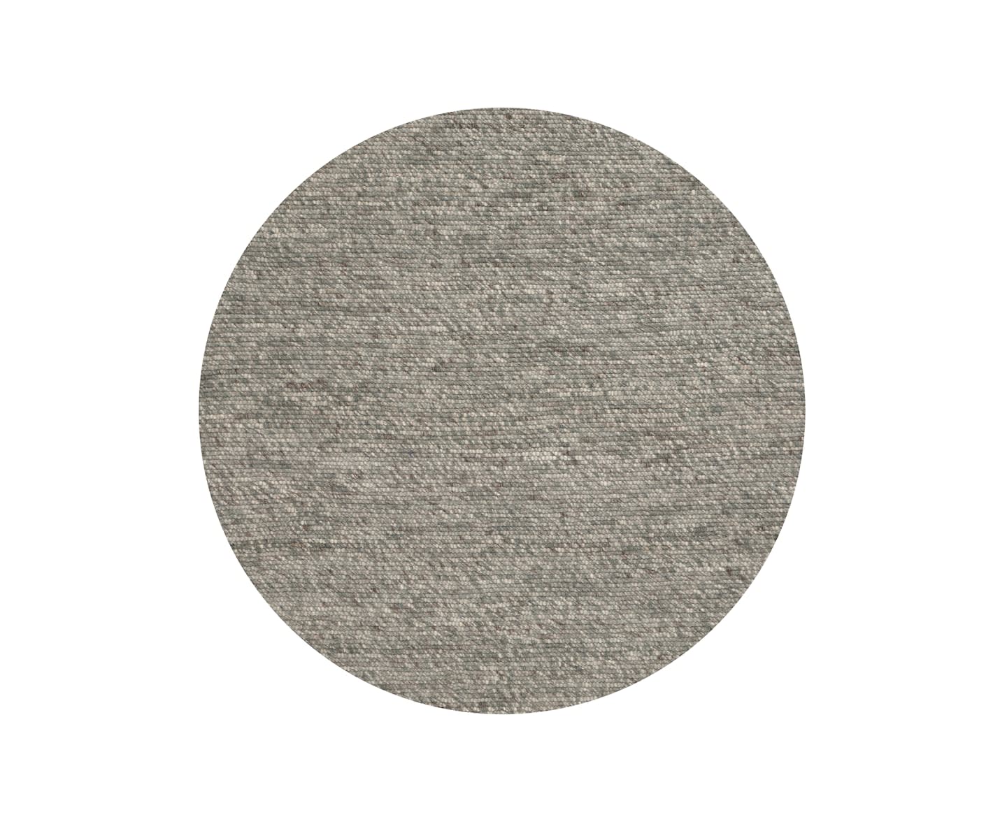 Linie Design Agner Runde Wollteppich Grey Ø240