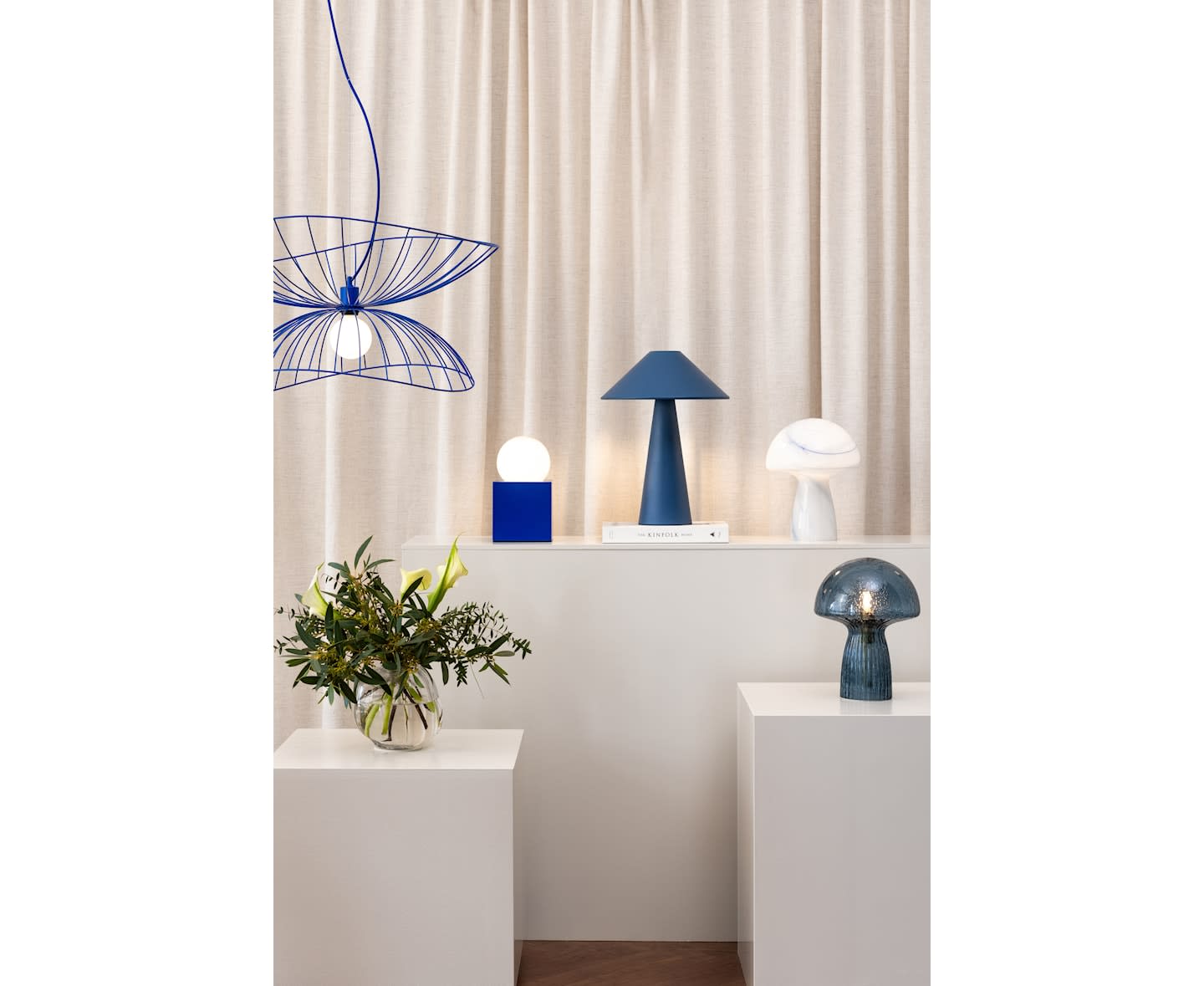 Globen Lighting Ray Deckenlampe Blau Ø70