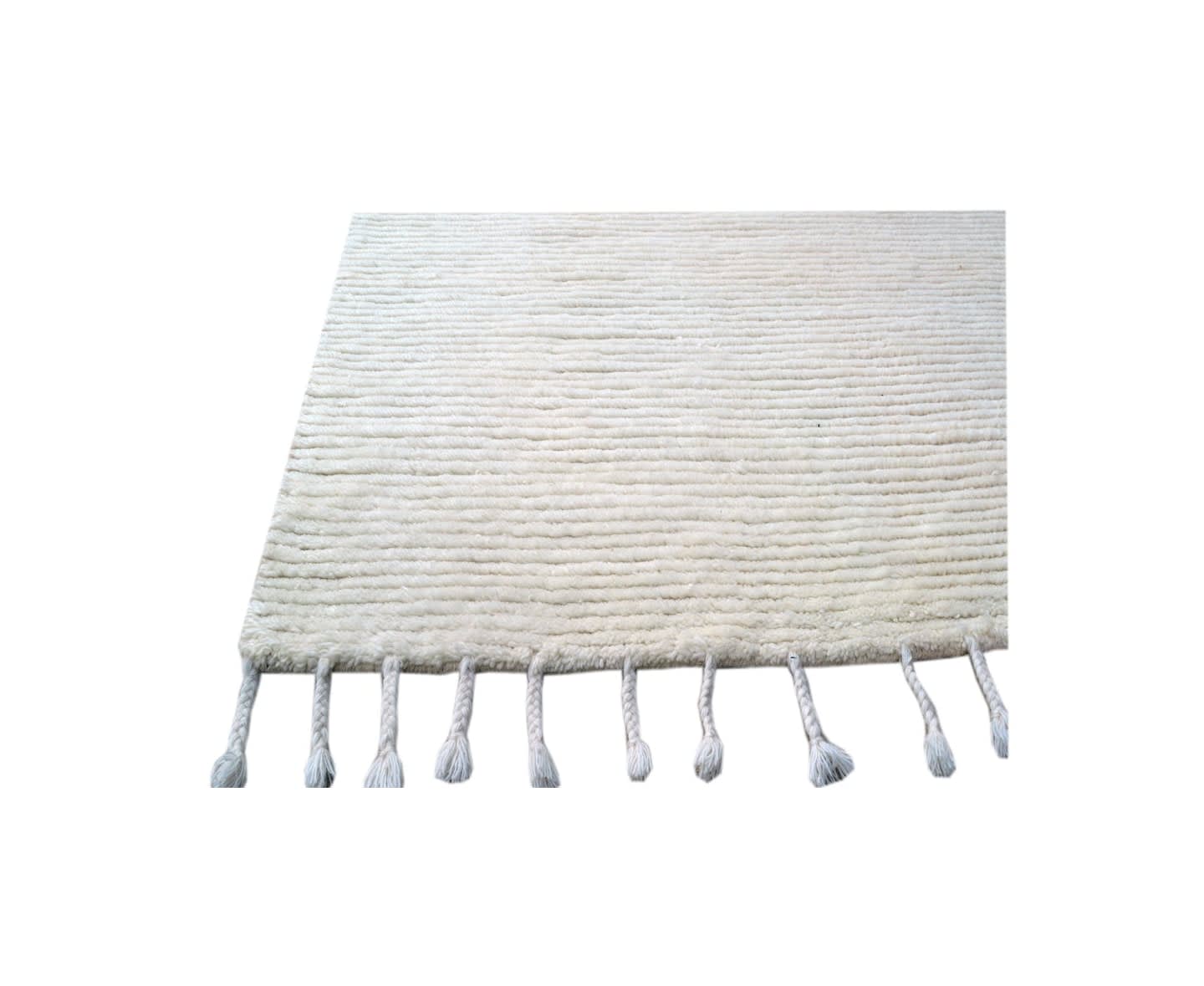 Mogihome Bonnet Wollteppich Weiß 200x300