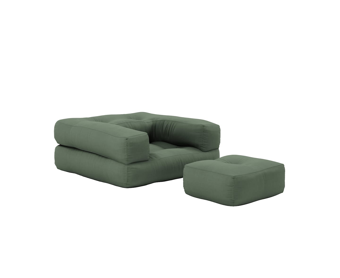 Karup Design Mini Cube Fåtölj Olive Green