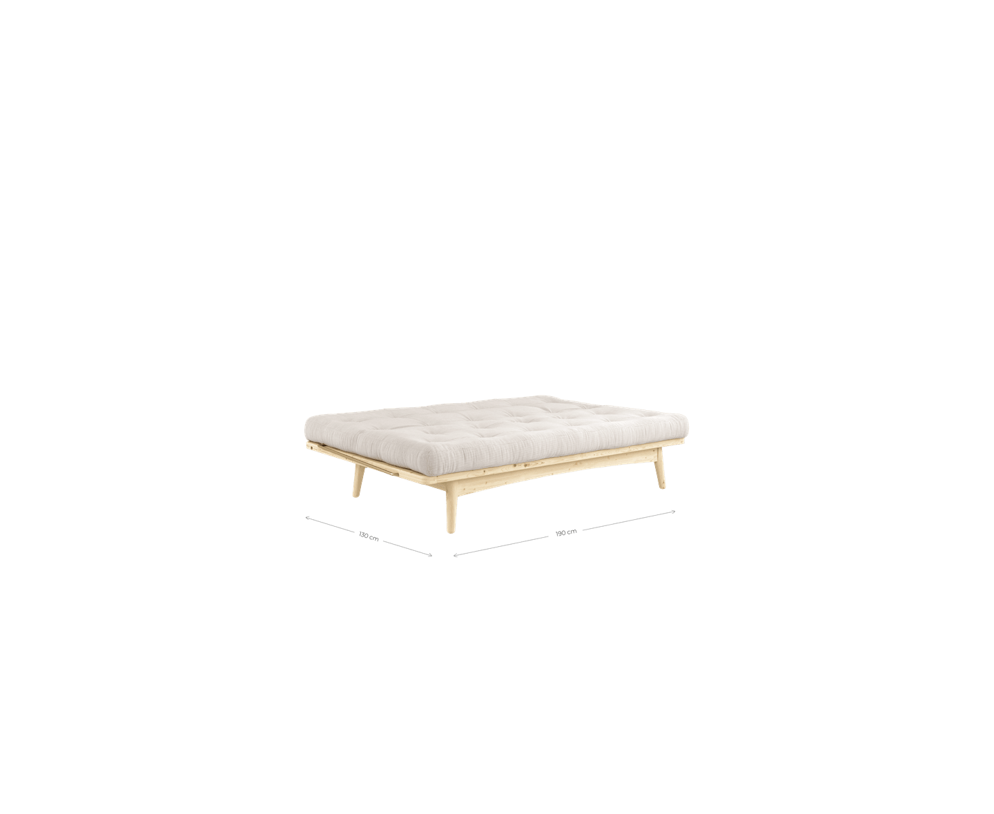 Karup Design Folk Bäddsoffa Natur/Beige 190cm