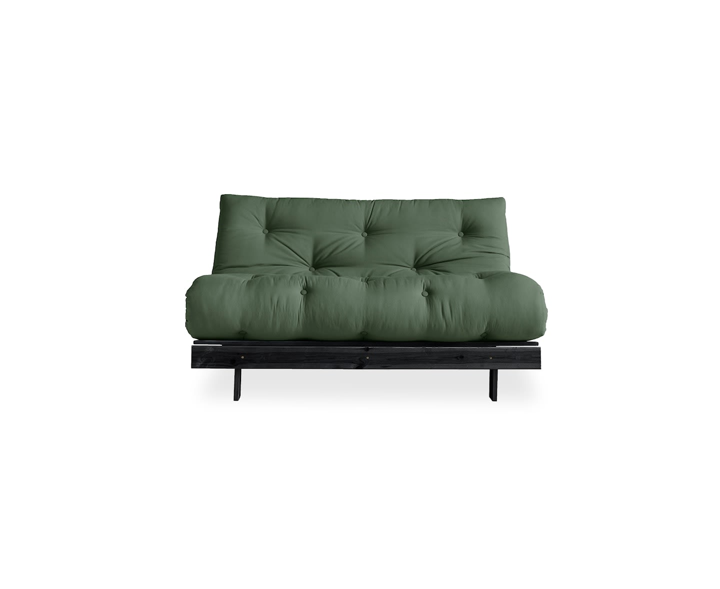 Karup Design Roots Sovesofa Svart/Olive Green 140cm