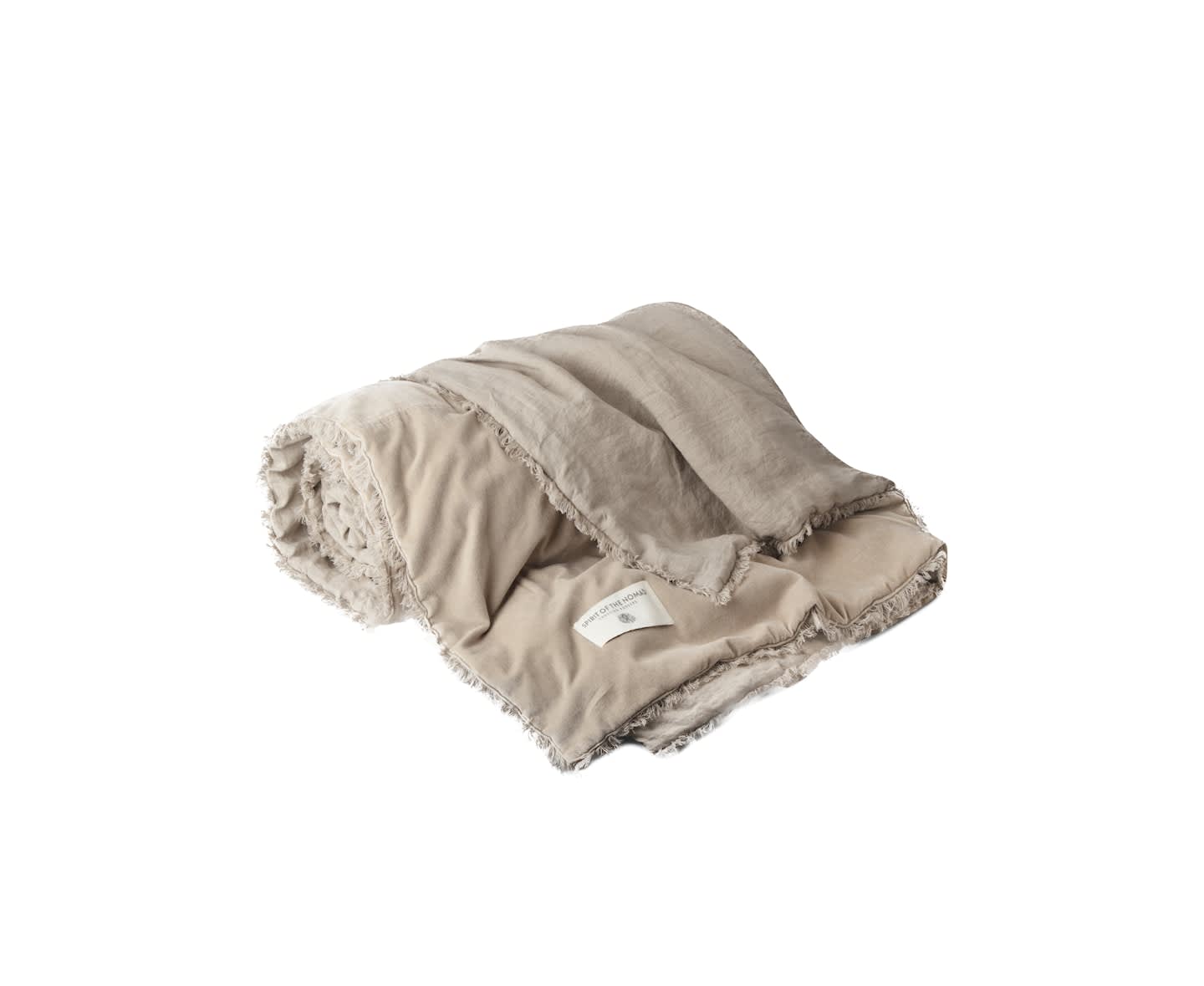 Spirit of the Nomad Nomad Tagesdecke Samt/Flachs Desert Beige 180x260