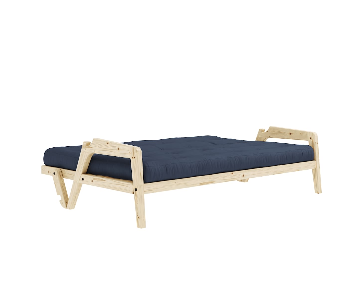 Karup Design Grab Sovesofa Natur/Marineblå 204cm