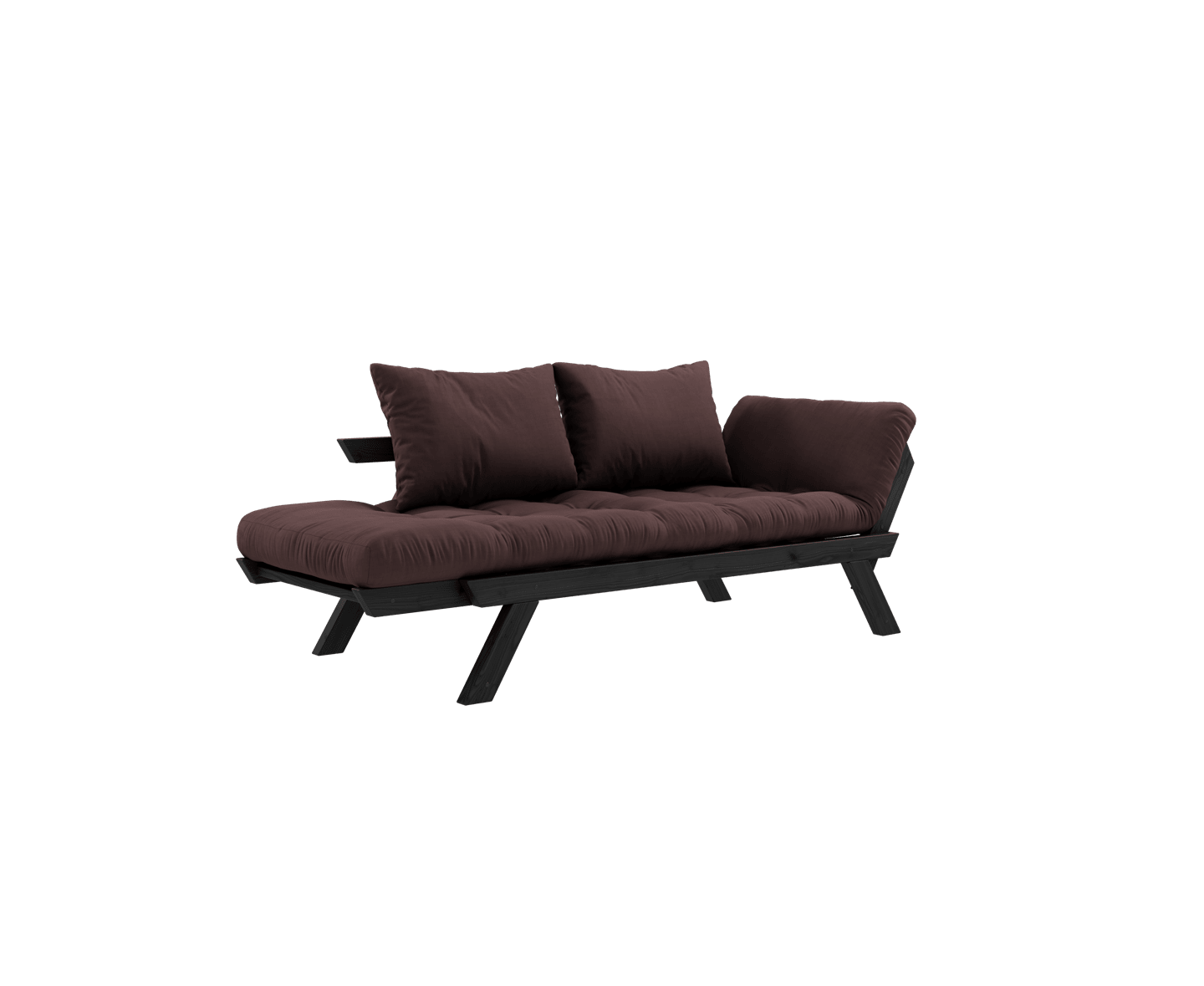 Karup Design Bebop Dagseng Svart/Brown 174cm