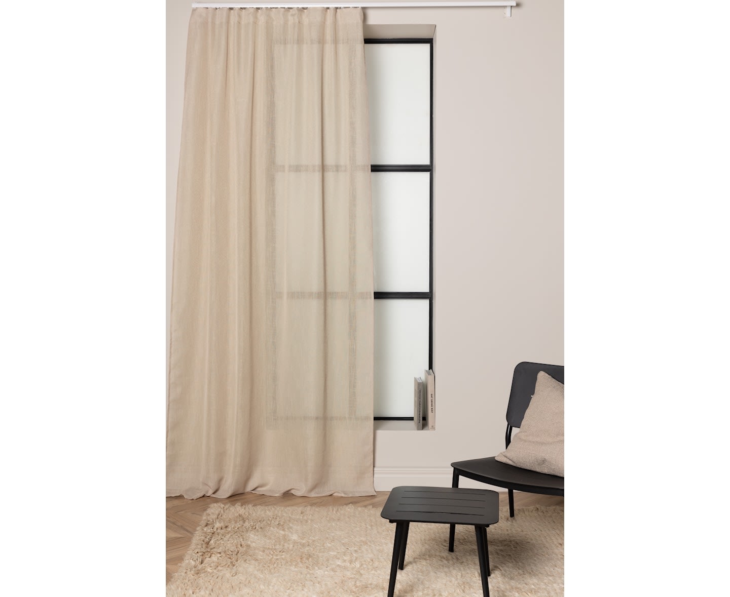 Venture Home Louise Gardinlängd Beige 240cm 2-pack