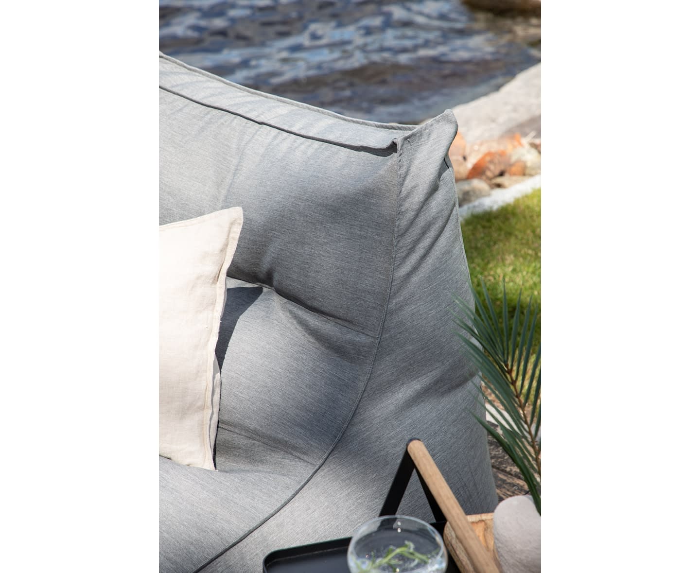 Nordic Outdoor Viva Sittpuff Dark Grey 94x118